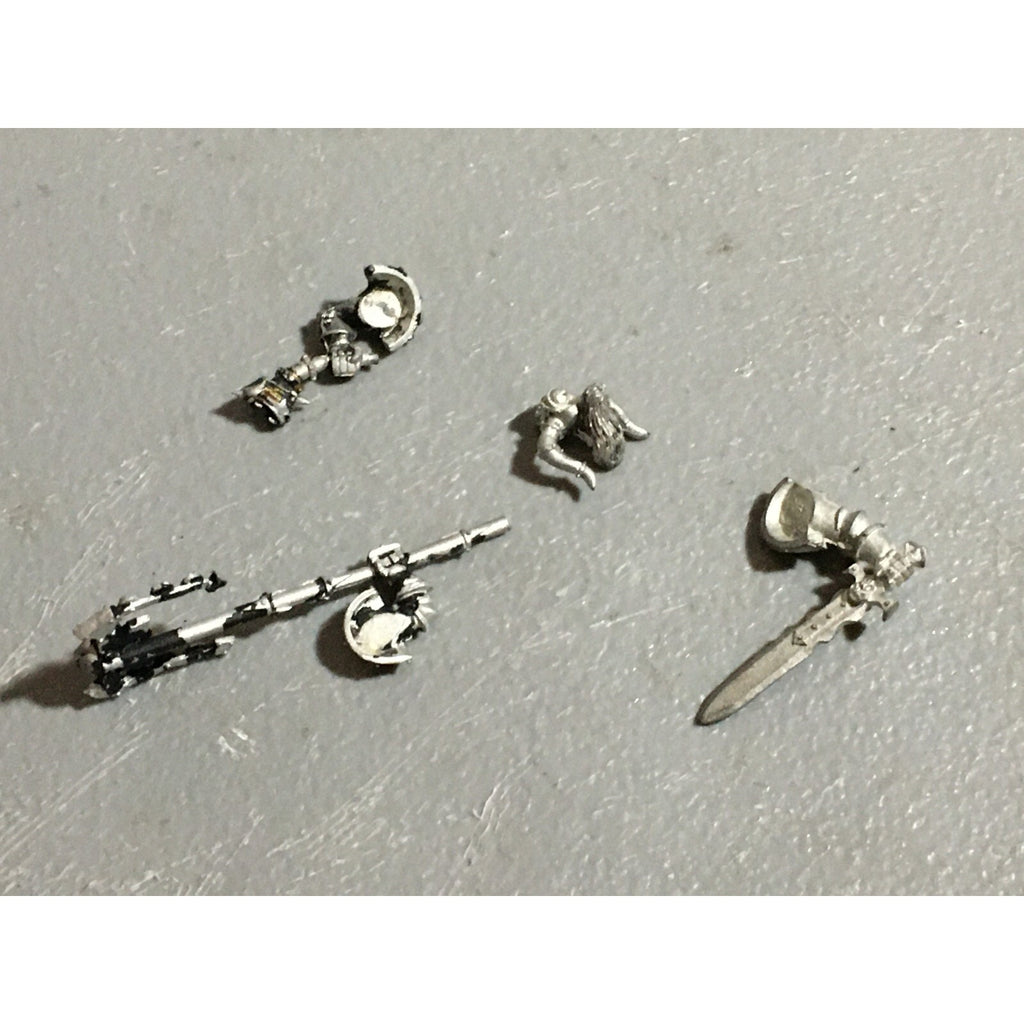 A22371 WARHAMMER FANTASY WARRIORS CHAOS MORTALS METAL BITS LOT REGIMENT COMMAND
