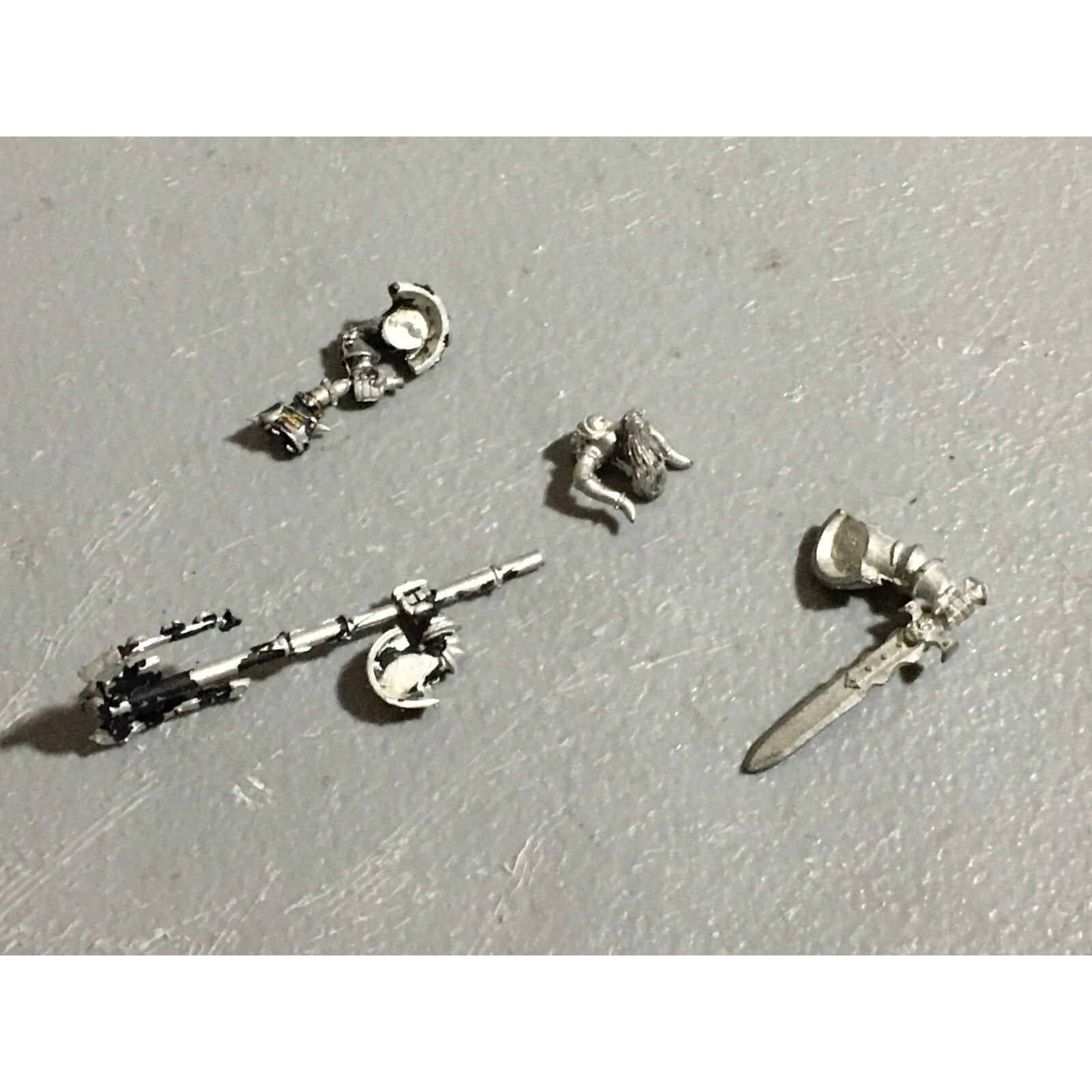 A22371 WARHAMMER FANTASY WARRIORS CHAOS MORTALS METAL BITS LOT REGIMENT COMMAND