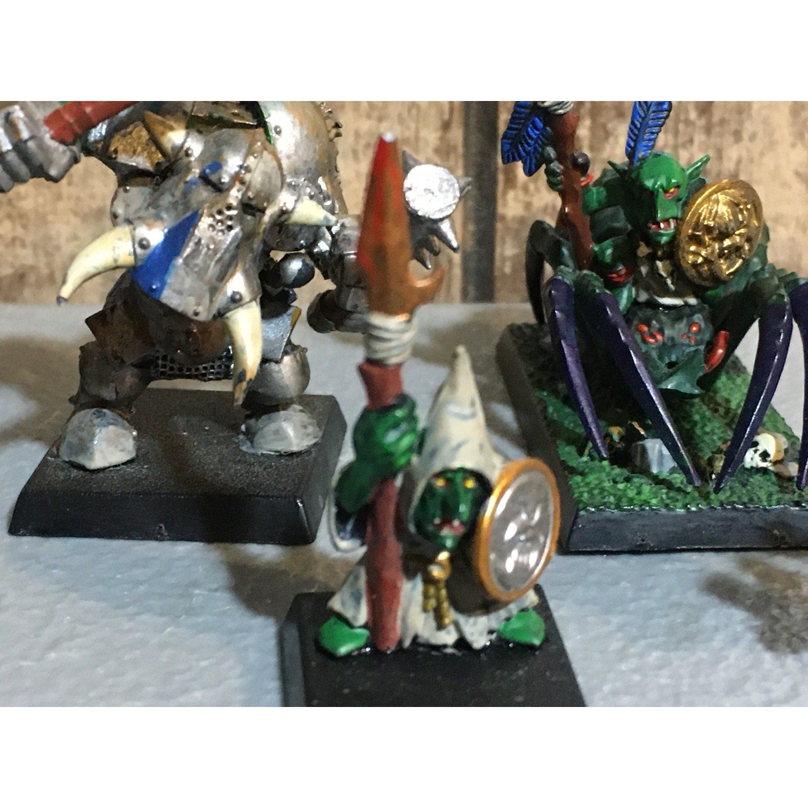 A32511 WARHAMMER FANTASY ORCS & GOBLINS MIX NIGHT FOREST SPIDER BLACK PAINT GW
