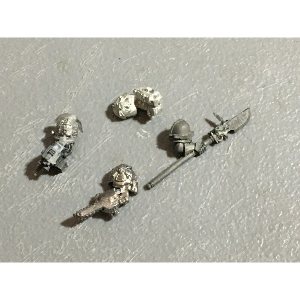 A22389 WARHAMMER 40K GREY KNIGHTS METAL BITS LOT ARMS WRIST MOUNTED GW
