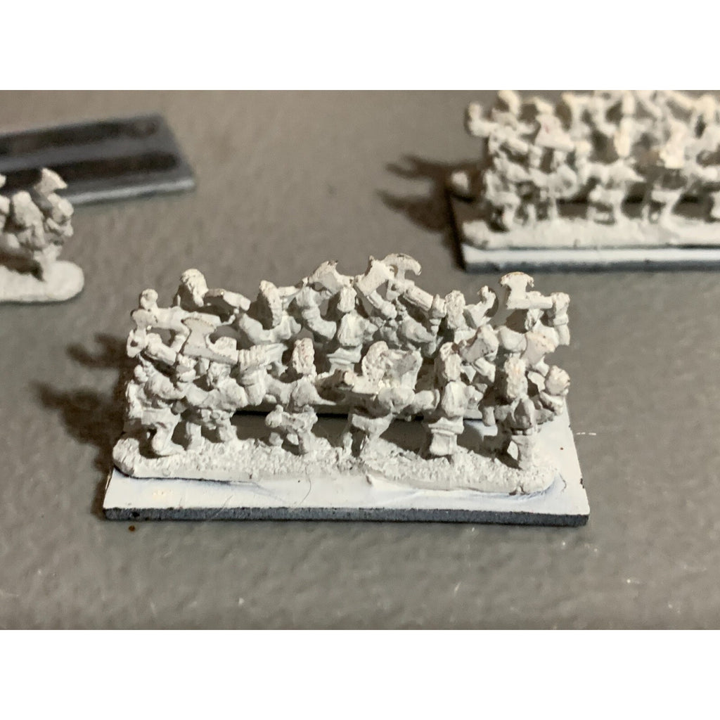 A16658 WARMASTER WARHAMMER DWARF TROLLSLAYERS 6 STANDS METAL GAMES WORKSHOP