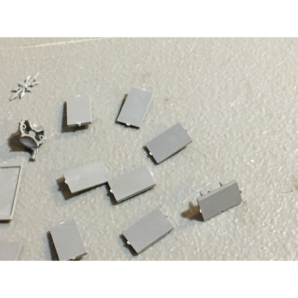 A25114 WARHAMMER 40K CHAOS SPACE MARINES BITS LOT TANK PLATE HOOK 4 BIT METAL GW