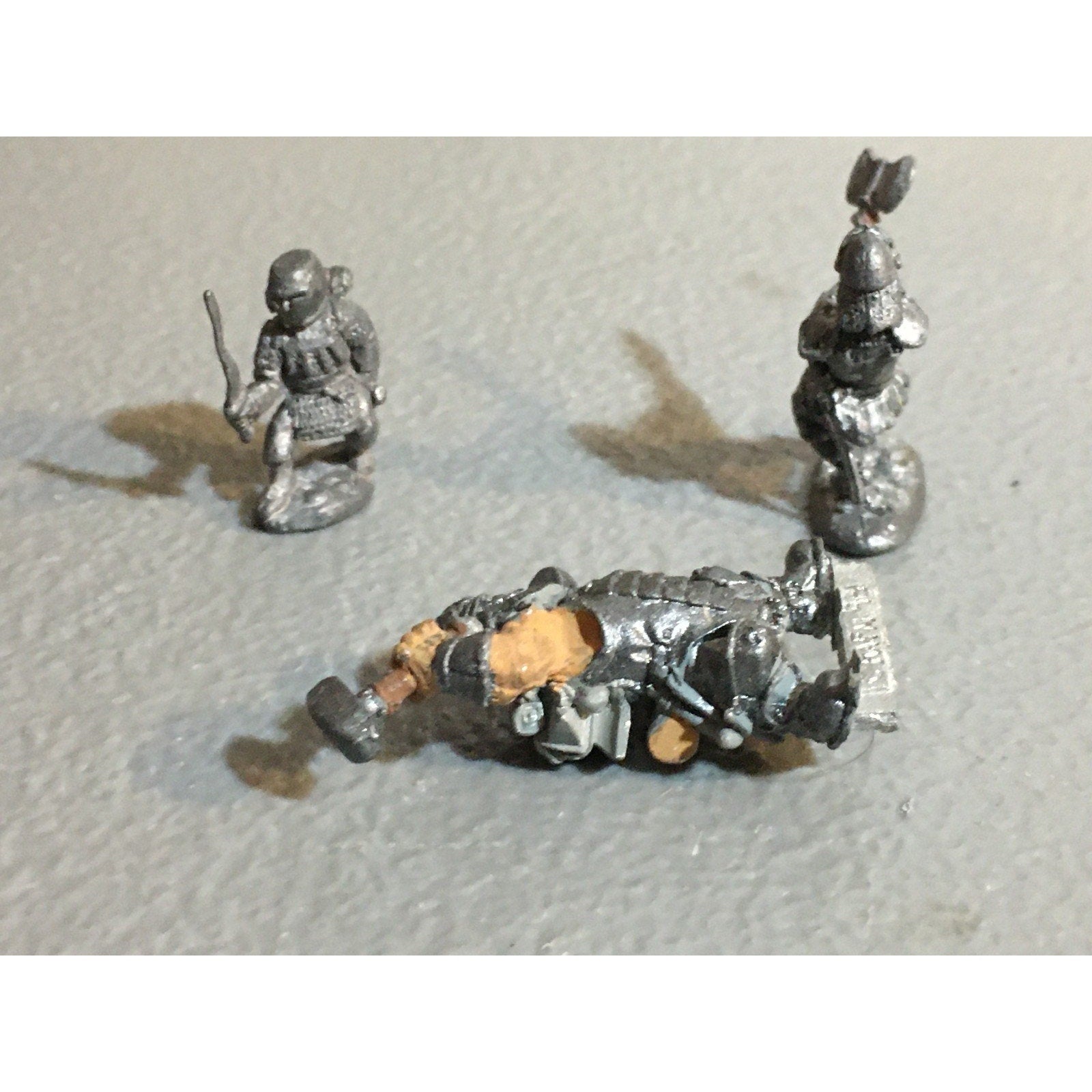 A29793 RAFM MINIATURES METAL UNNKNOWN MIXD HUMANS 3 PK SOLDIER WARRIOR SMITH