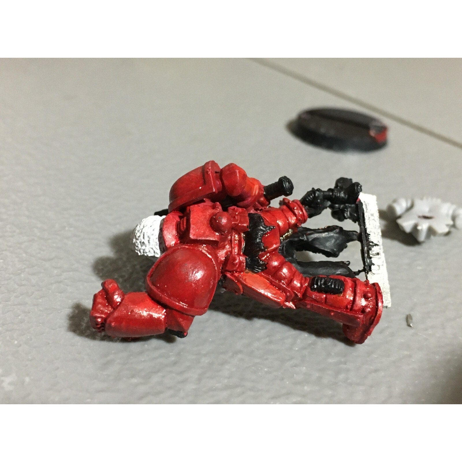 A19731 WARHAMMER 40K SPACE MARINES WOLVES WOLF GUARD METAL W BIONIC LEG