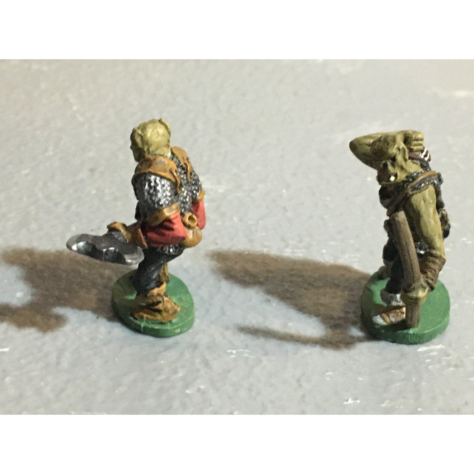 A10083 CITADEL PRE SLOTTA METAL RARE OOP ORC WARRIORS 2 PK WARHAMMER PAINTED