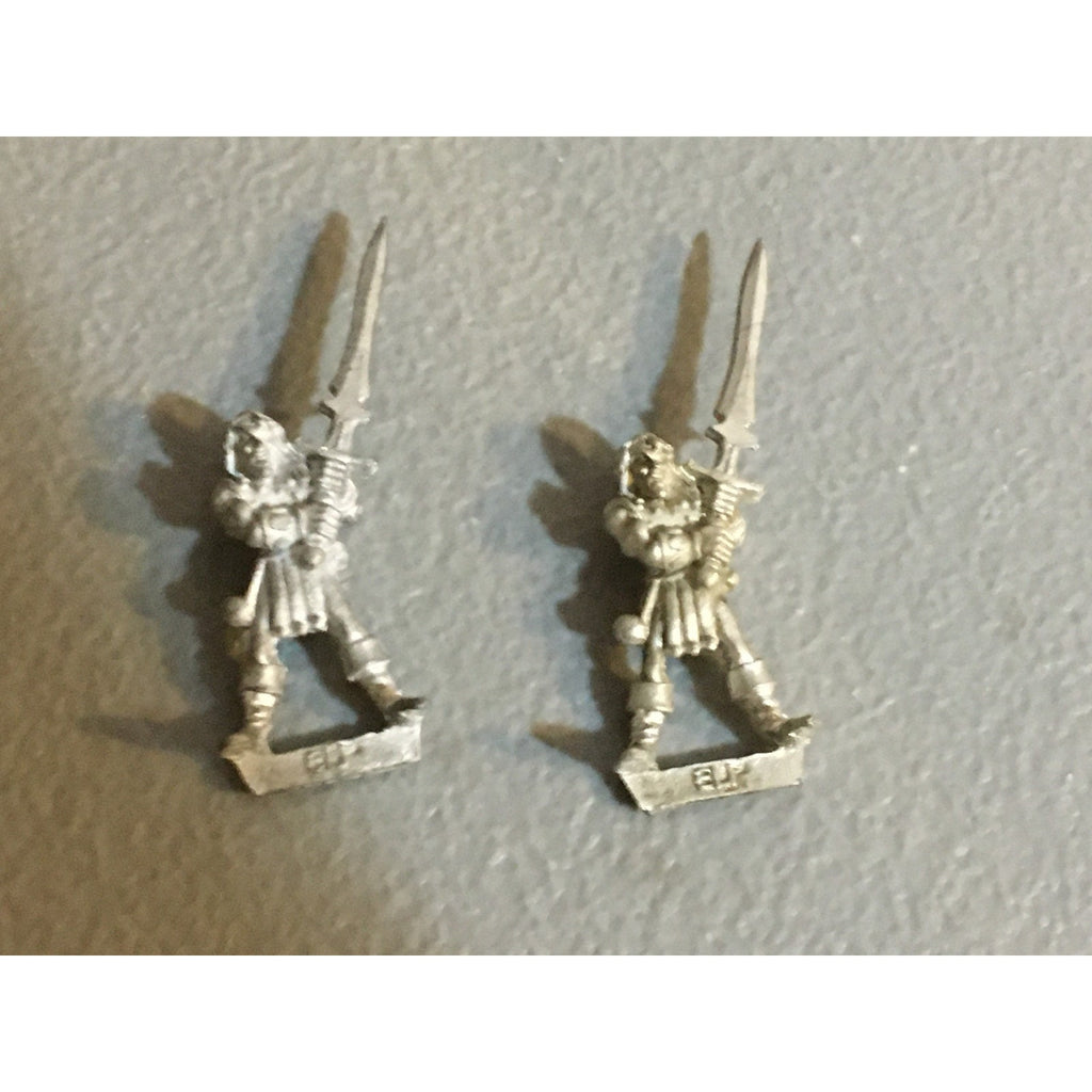 A33782 WARHAMMER CITADEL FANTASY WOOD ELVES METAL 1987 2 PK SWORD GW