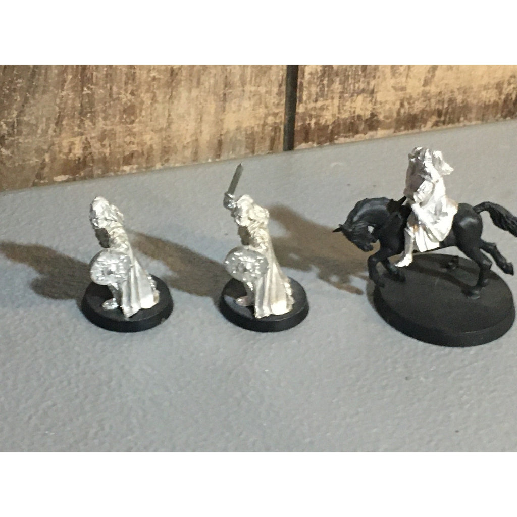 A30408 LOTR LORD RINGS GAMES WORKSHOP METAL ROHAN RIDER & ROYAL GUARD MISS 1 ARM