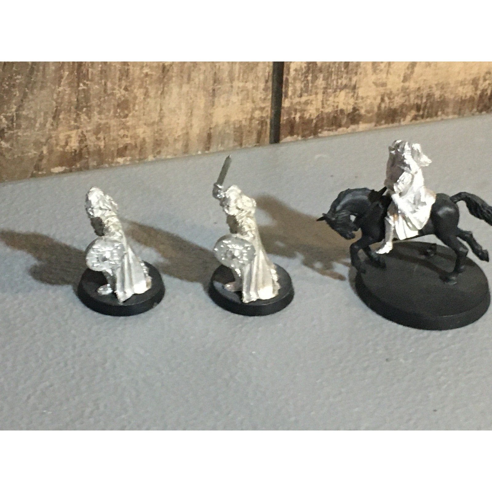 A30408 LOTR LORD RINGS GAMES WORKSHOP METAL ROHAN RIDER & ROYAL GUARD MISS 1 ARM
