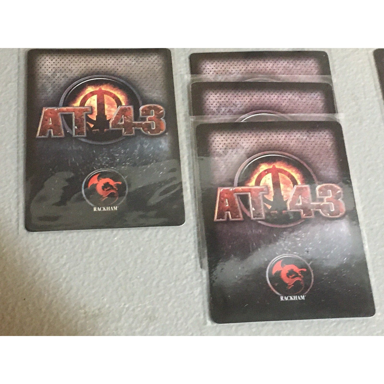 A33529 RACKHAM AT-43 UNA STEEL TROOPERS 7 PK MINIATURES W CARDS