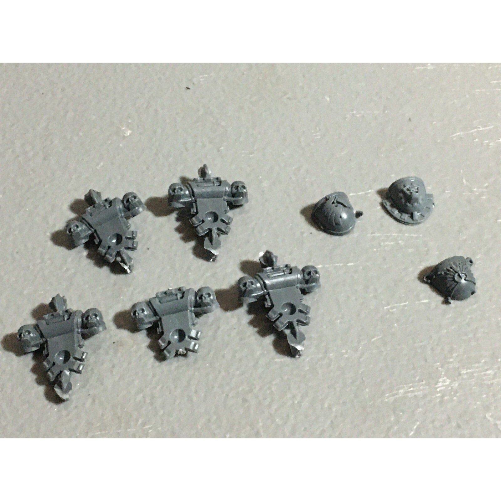 A22604 WARHAMMER SPACE MARINES DARK ANGELS BITS LOT BACKPACKS GAMES WORKSHOP GW