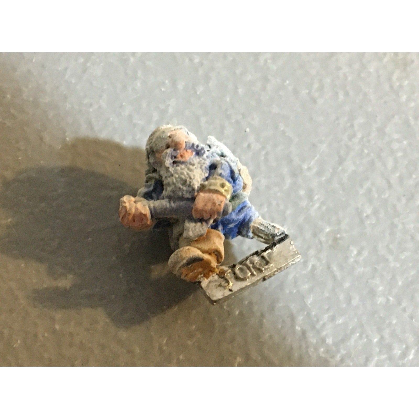 A30734 WARHAMMER FANTASY GW 1986 METAL DWARF JORJ RUDDLE BURMAS CHAMPION INCOMP