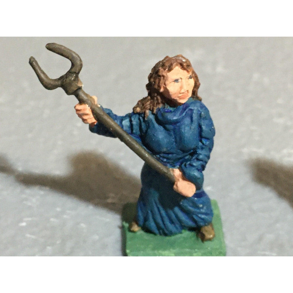 A10176 CITADEL PRE SLOTTA METAL RARE OOP HUMAN FARMERS PEASANTS 2 PK PAINTED