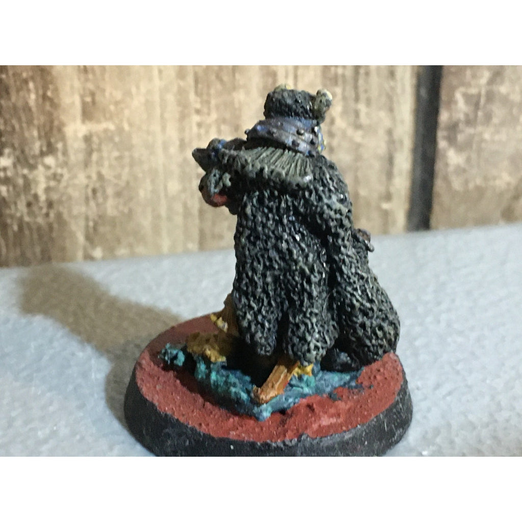 A32470 WARHAMMER FANTASY CITADEL VINTAGE HOBGOBLIN WARRIOR METAL PAINT BASE