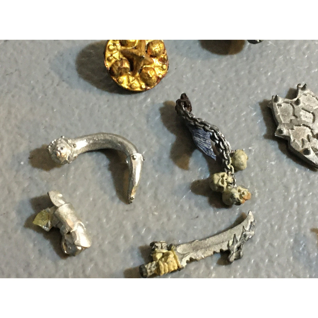 A32543 UNKNOWN MINIATURES ALL METAL BITS & INCOMPLETE LOT FANTASY