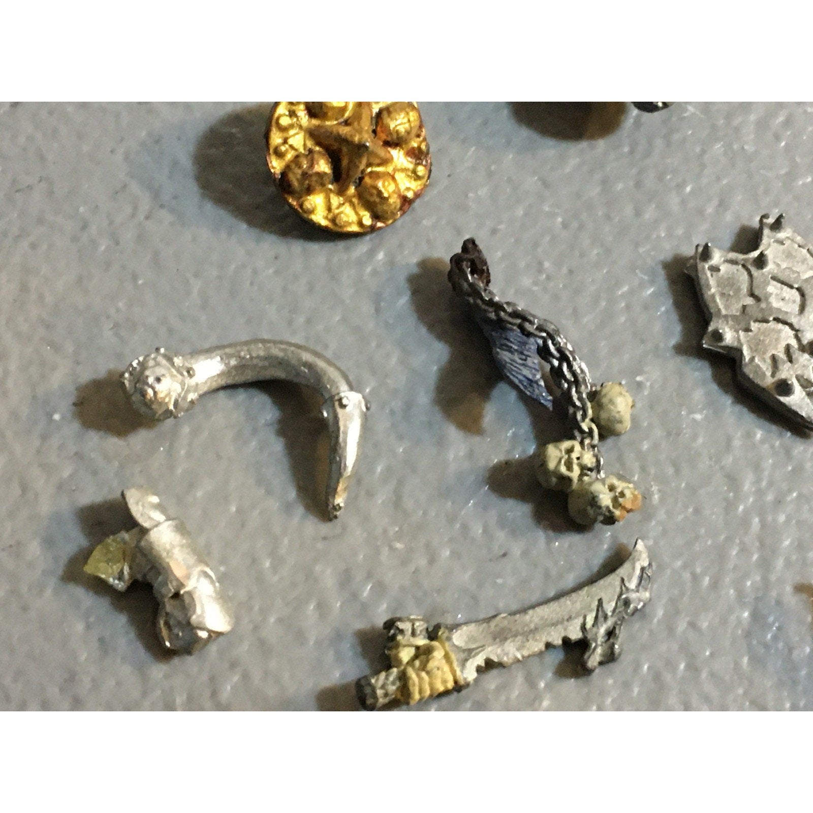 A32543 UNKNOWN MINIATURES ALL METAL BITS & INCOMPLETE LOT FANTASY