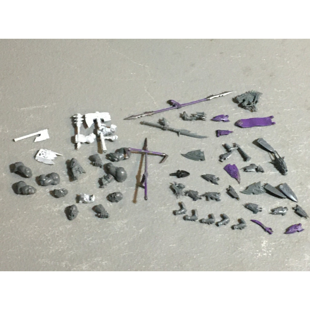 A18545 WARHAMMER FANTASY AOS MIXED BITS LOT OGRE ORC DARK ELVES DWARFS GW