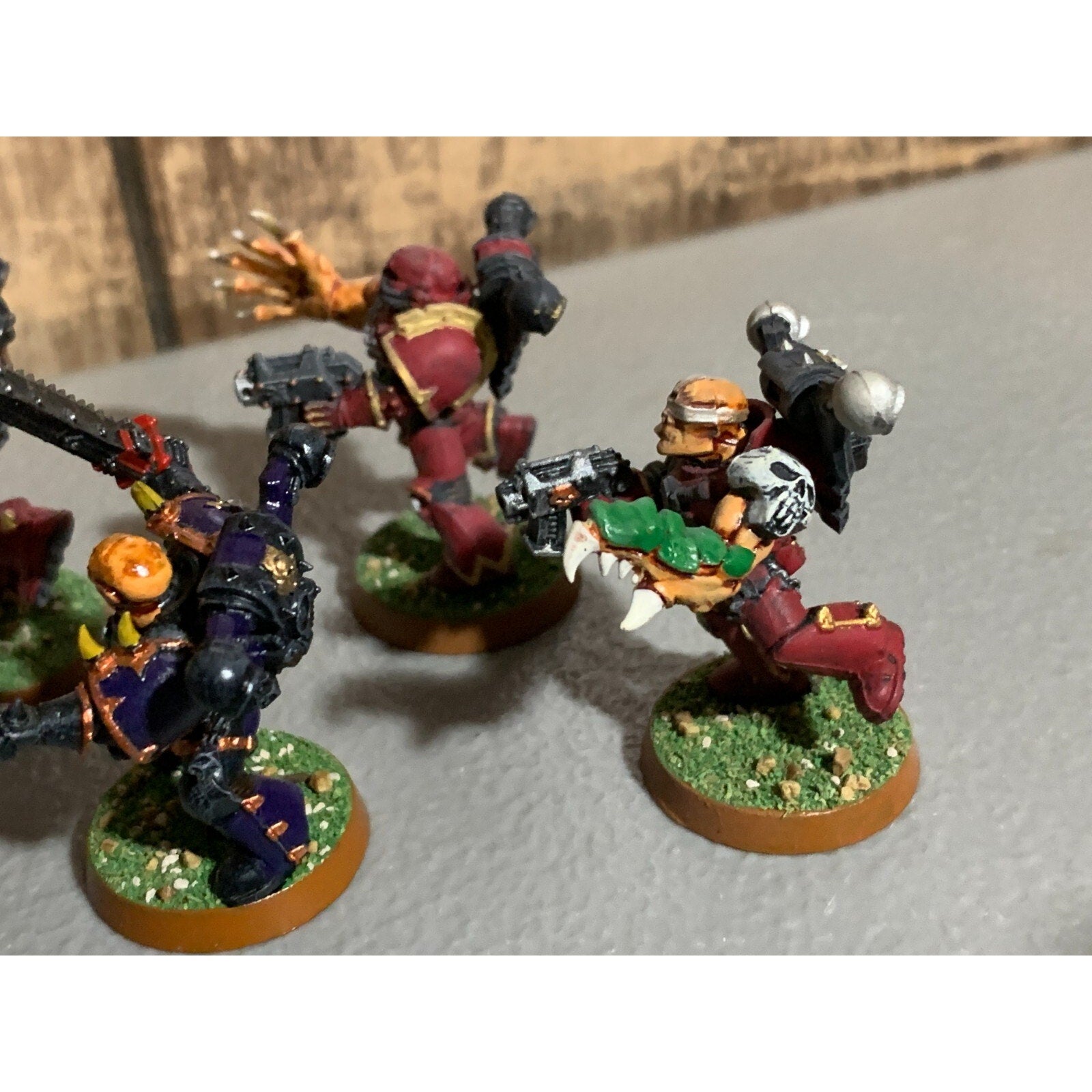 A17507 WARHAMMER 40K CHAOS SPACE MARINES OOP CUSTOM POSSESSED PAINTED BASED