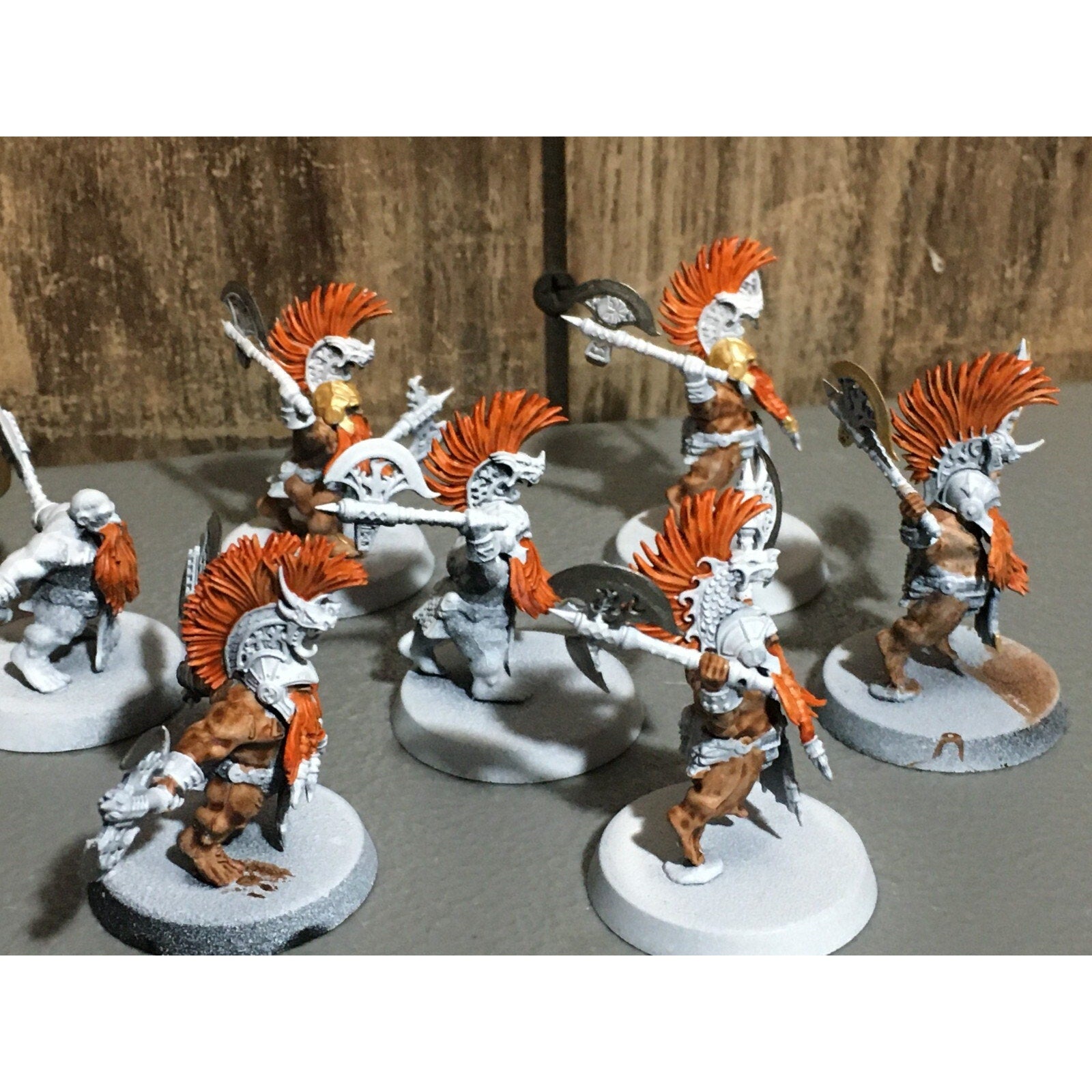 A20180 WARHAMMER FANTASY AOS FYRESLAYERS VULKITE BERZERKERS 10 PK PRIMED