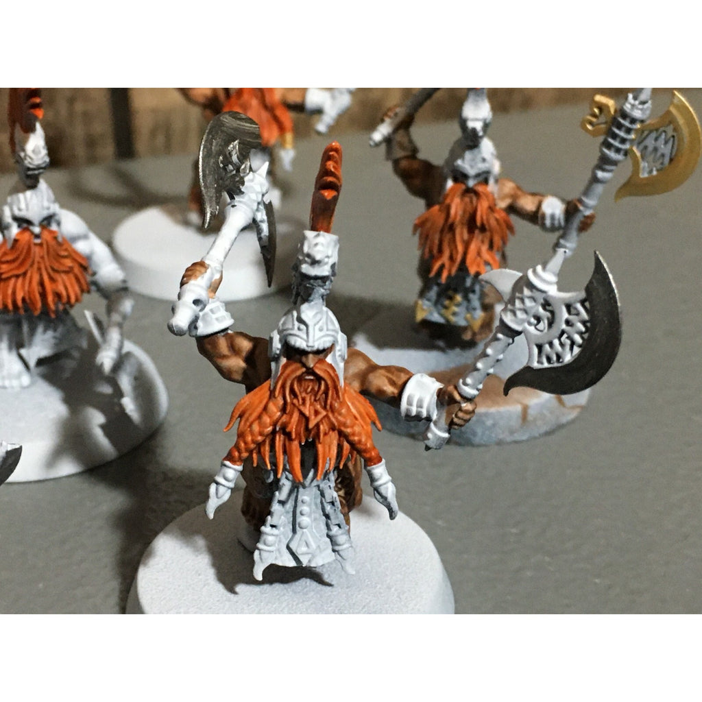 A20180 WARHAMMER FANTASY AOS FYRESLAYERS VULKITE BERZERKERS 10 PK PRIMED