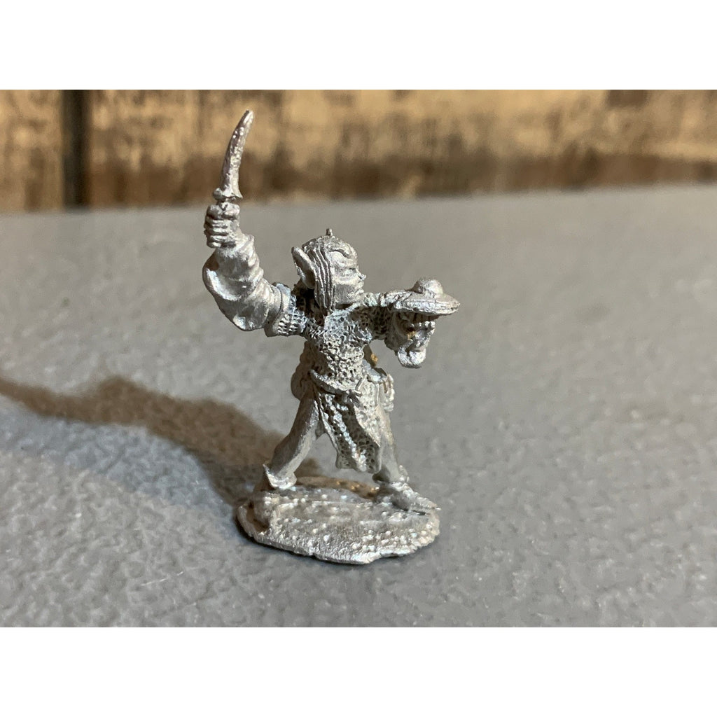 A30700 1ST ED CITADEL WARHAMMER DARK ELF METAL NZANDRA DEVILCONSORT W/ SWORD