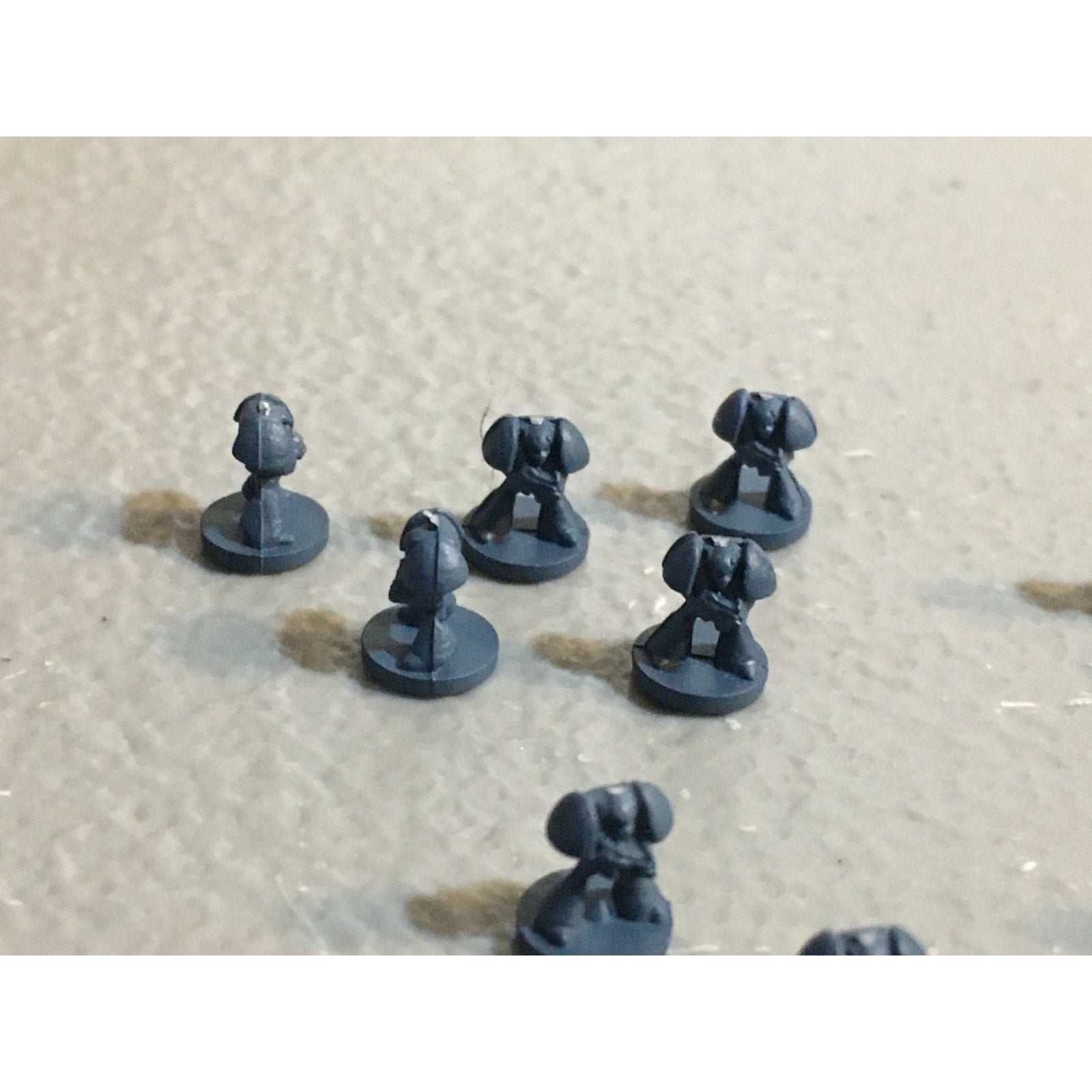 A25124 WARHAMMER 40K EPIC SPACE MARINES TACTICAL 10 STANDS GW