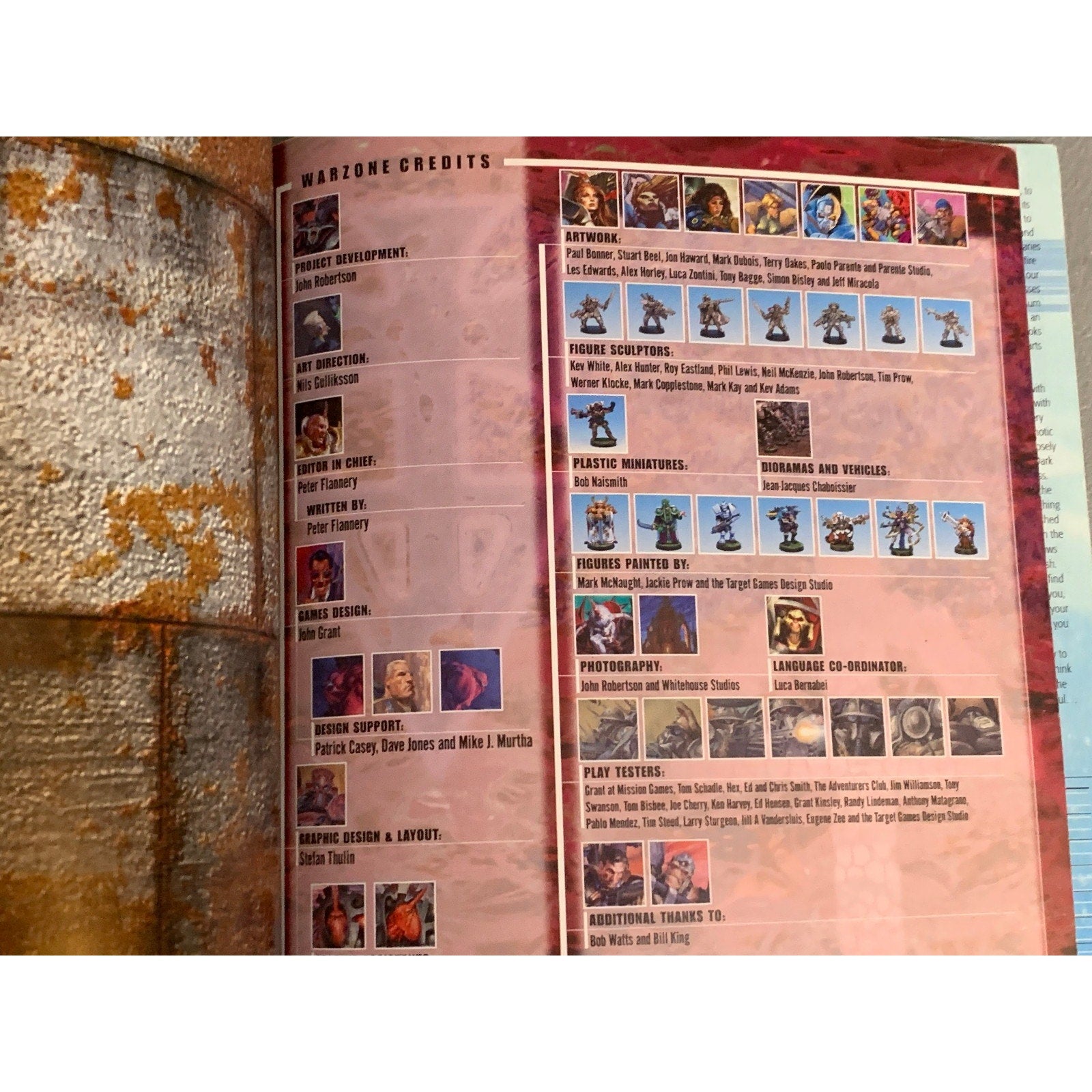 A31656 WARZONE MUTANT CH HHG HEARTBREAKER ARMY BOOK PLAYED THE CHRONICLES OF WAR