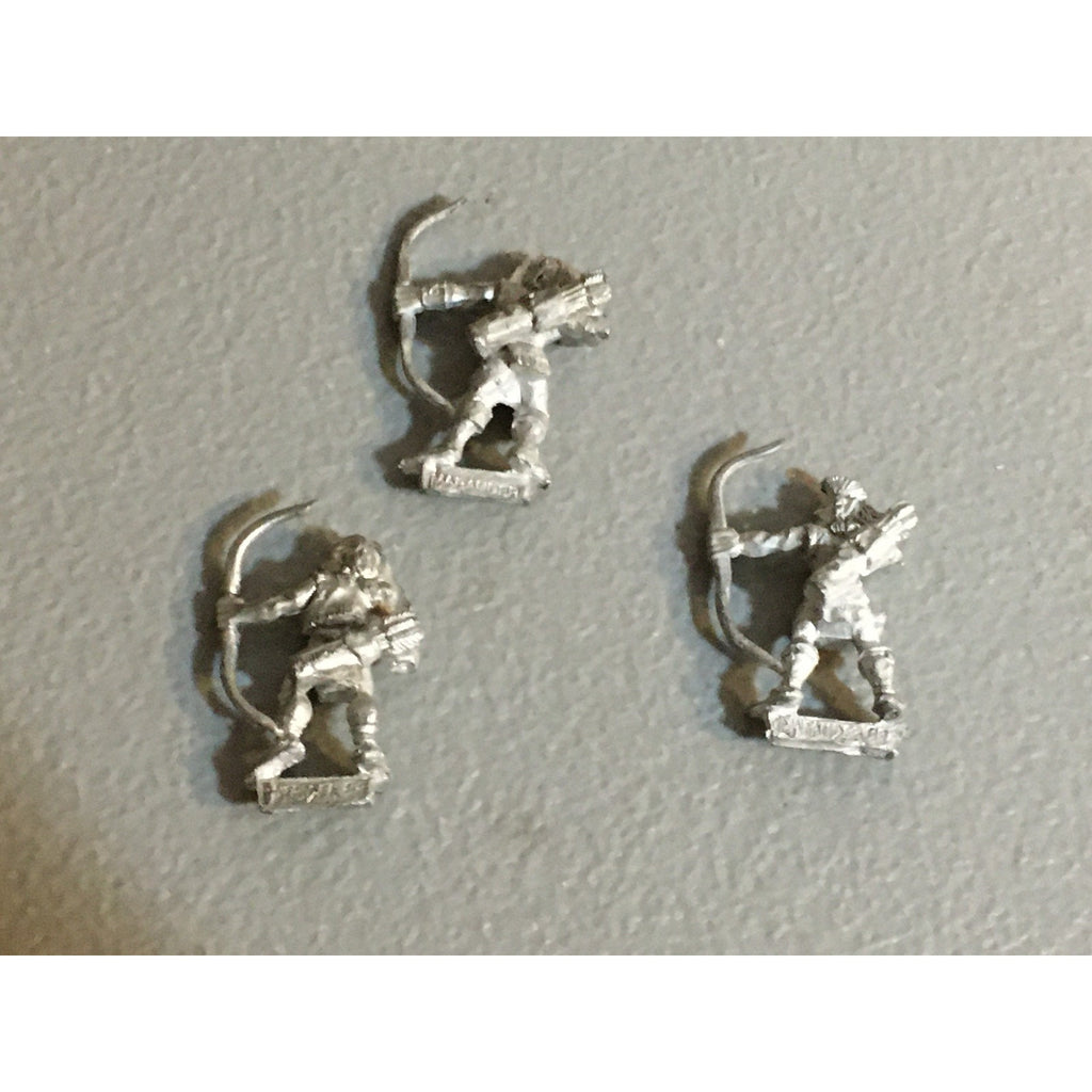 A33778 WARHAMMER MARAUDER FANTASY WOOD ELVES METAL ARCHER 3 PK GW