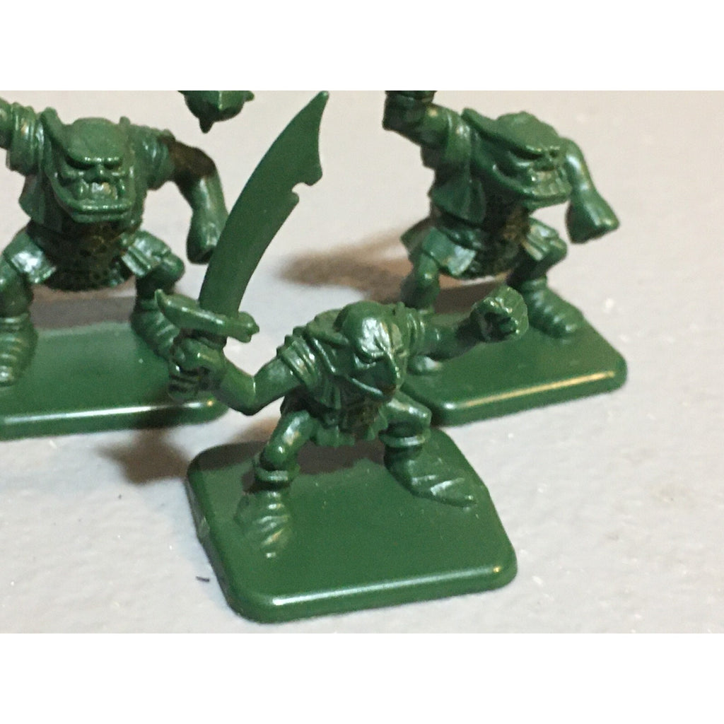 A6544 HEROQUEST SYSTEM MONSTERSORCS 4 PK 3 PK GOBLINS MILTON BRADLEY 1990