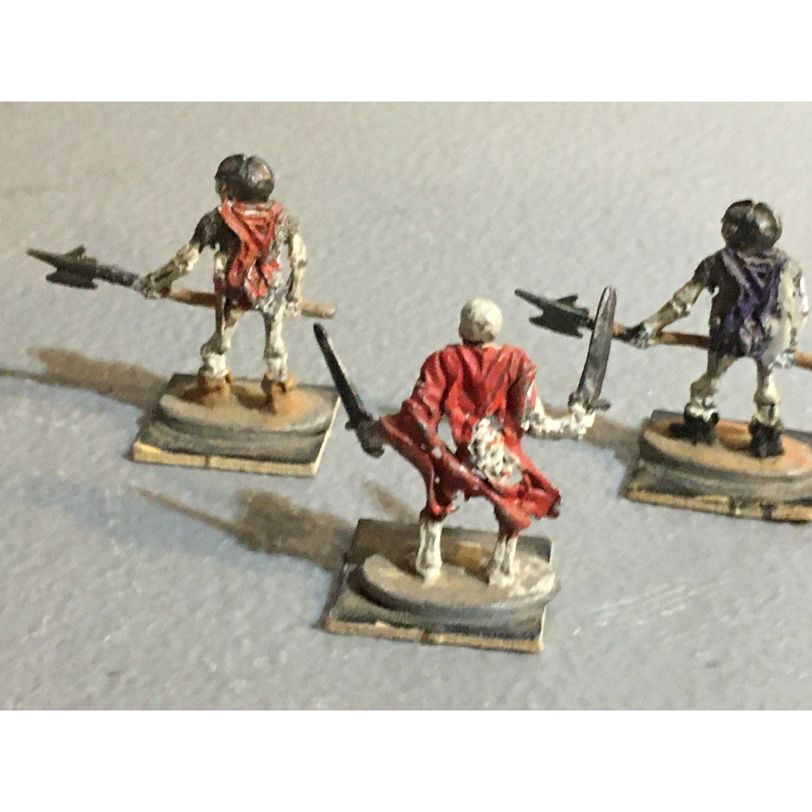 A32380 RAL PARTHA METAL MINIATURES SKELETON WARRIOR 3 PK TABLETOP WAR GAMES