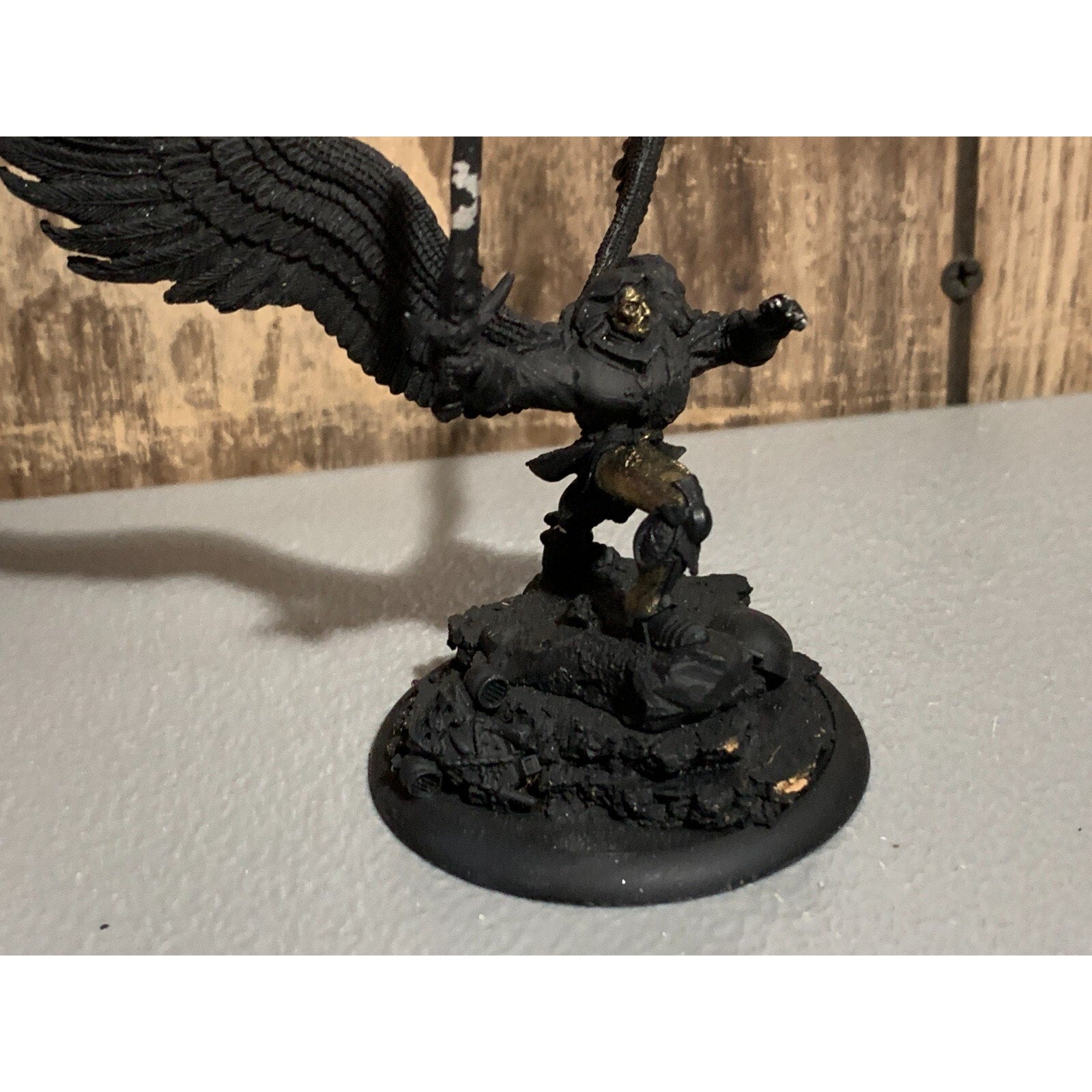 A11498 WARGAMES FANTASY FUTURISTIC METAL MINIATURE WINGED ANGEL HQ LORD