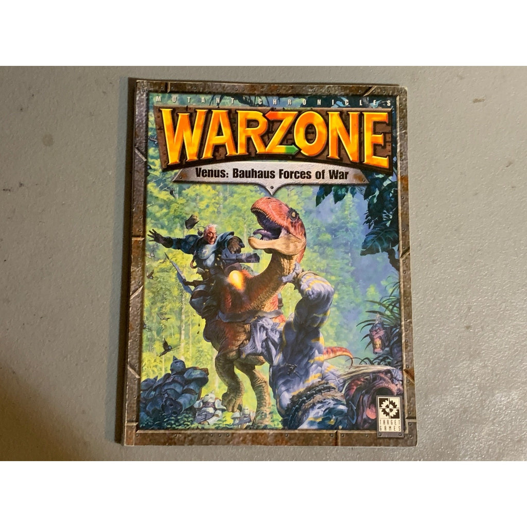 A31652 WARZONE MUTANT CHRON HHG ARMY BOOK PLAYED VENUS BAUHAUS FORCES OF WAR