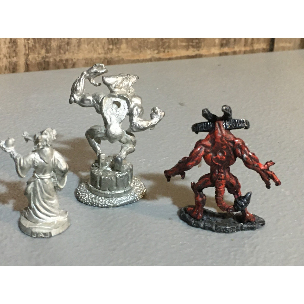 A24866 UNBRANDED METAL TABLETOP OLD OOP D&D FANTASY MONSTER DEMON MINIATURES