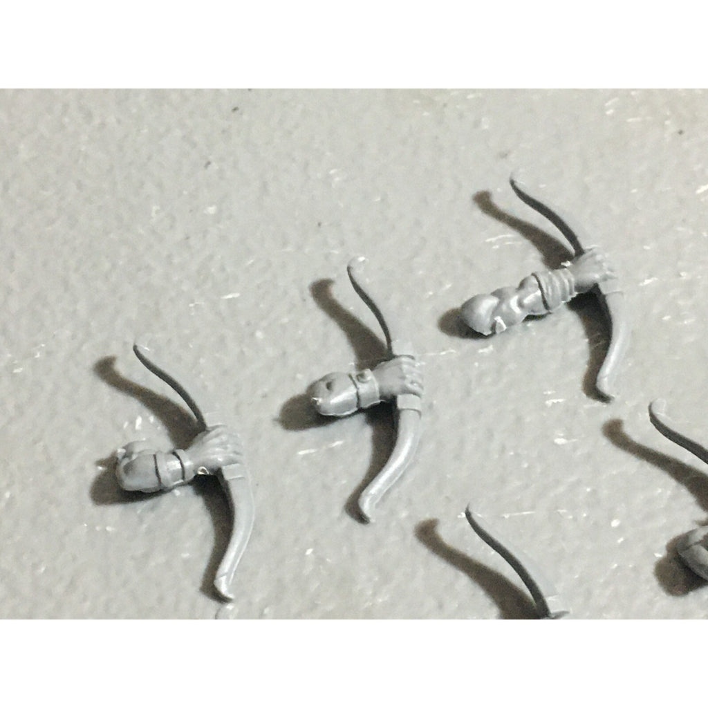 A22634 WARHAMMER FANTASY ORCS & GOBLINS BITS LOT GOBLIN ARCHER BOWS GW OLD WORLD