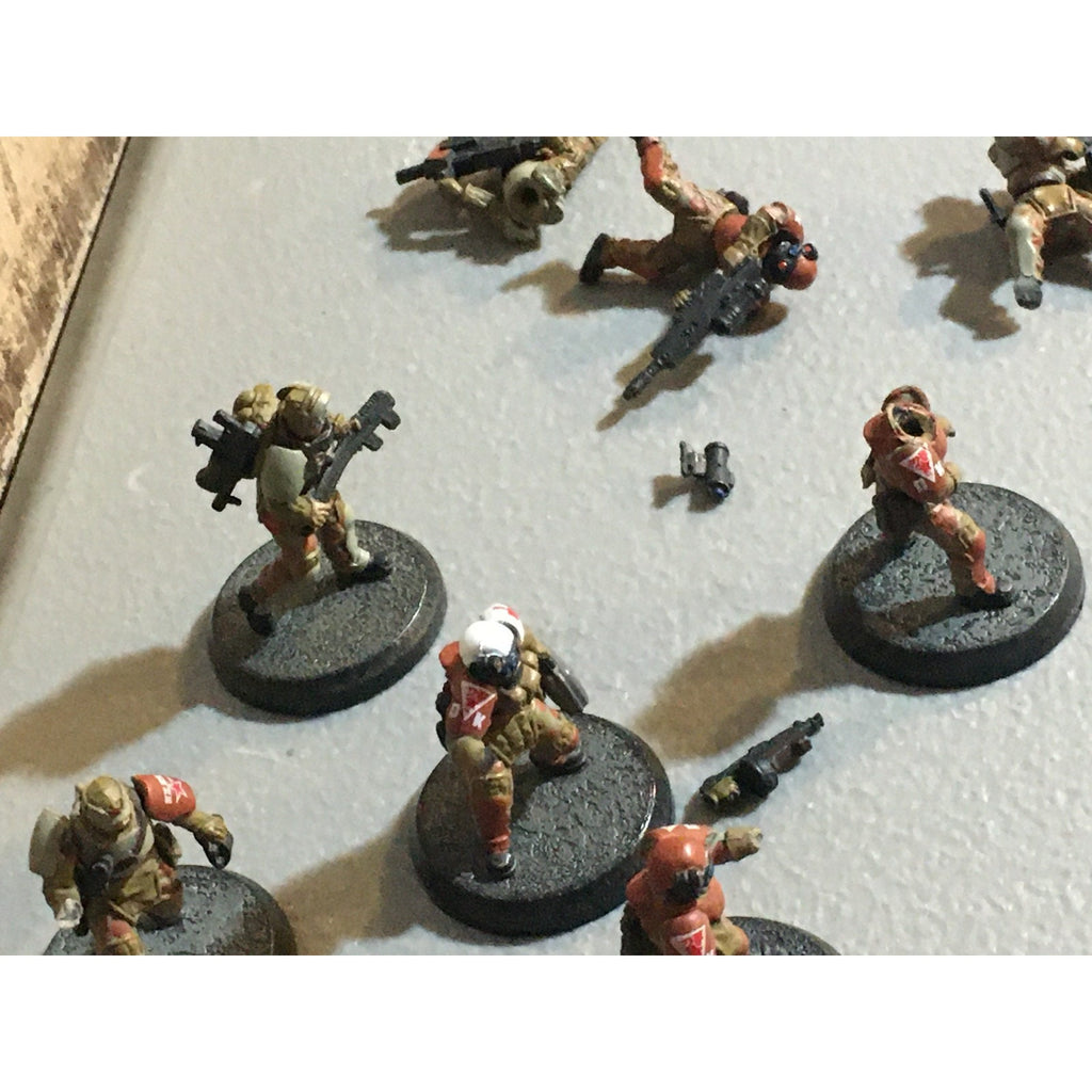 A32056 RACKHAM AT-43 RED BLOK MINIS NO CARD INCOMPLETE LOT 11 PK KOMMANDO SOLDAT