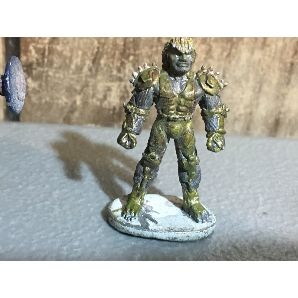 A32085 UNKNOWN METAL 2 PK MINIATURES FANTASY HUMAN SOLDIER WARRIOR