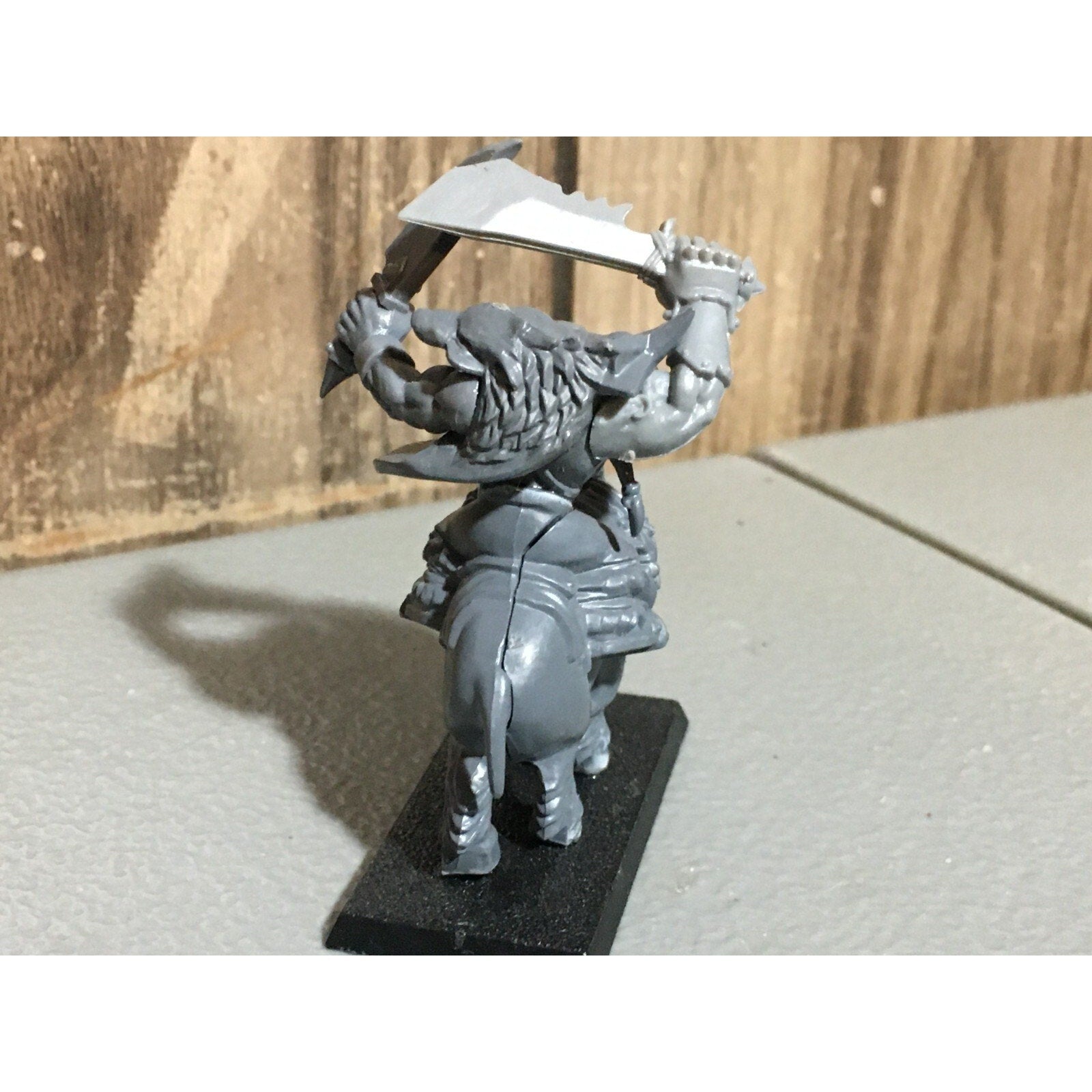 A20087 WARHAMMER FANTASY ORCS & GOBLINS ORC WARBOSS ON BOAR GAMES WORKSHOP