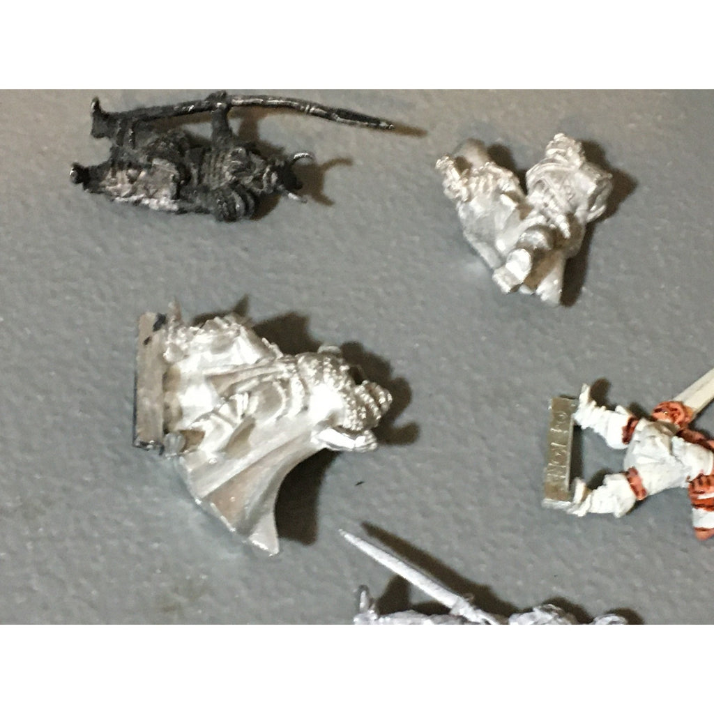 A32529 UNKNOWN METAL MINIATURES INCOMPLETE WARRIOR SOLDIER NINJA