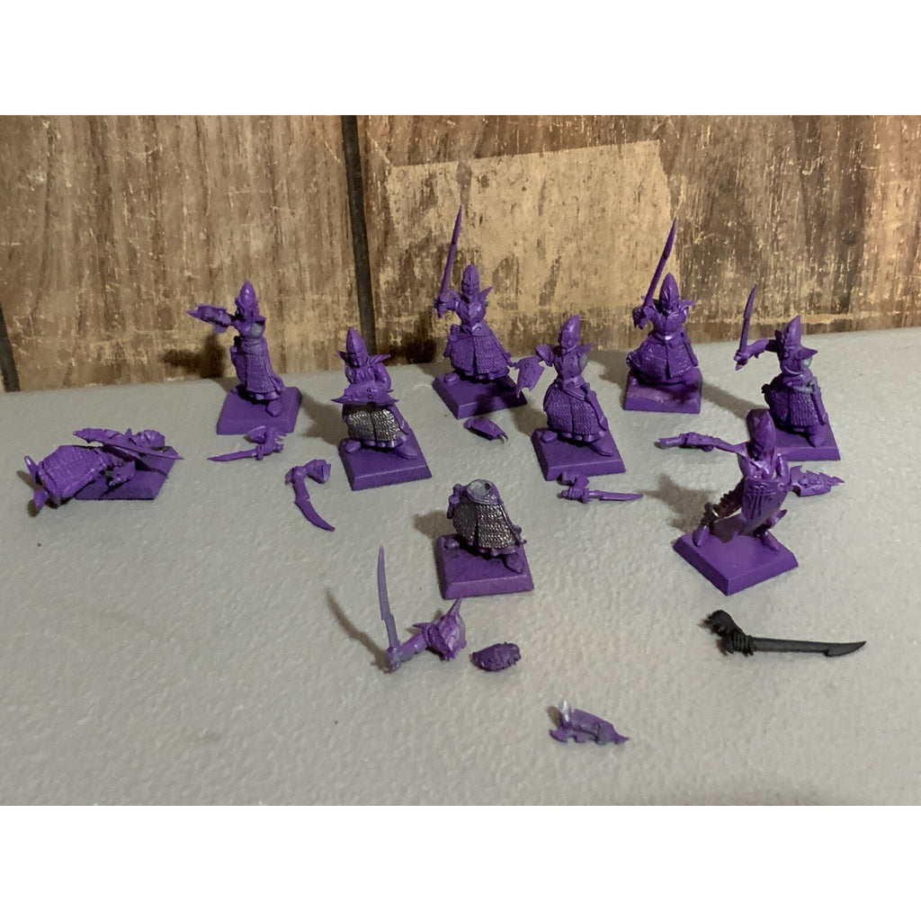 A16907 WARHAMMER AOS FANTASY DARK ELVES WARRIORS 9 PACK GW GAMES WORKSHOP