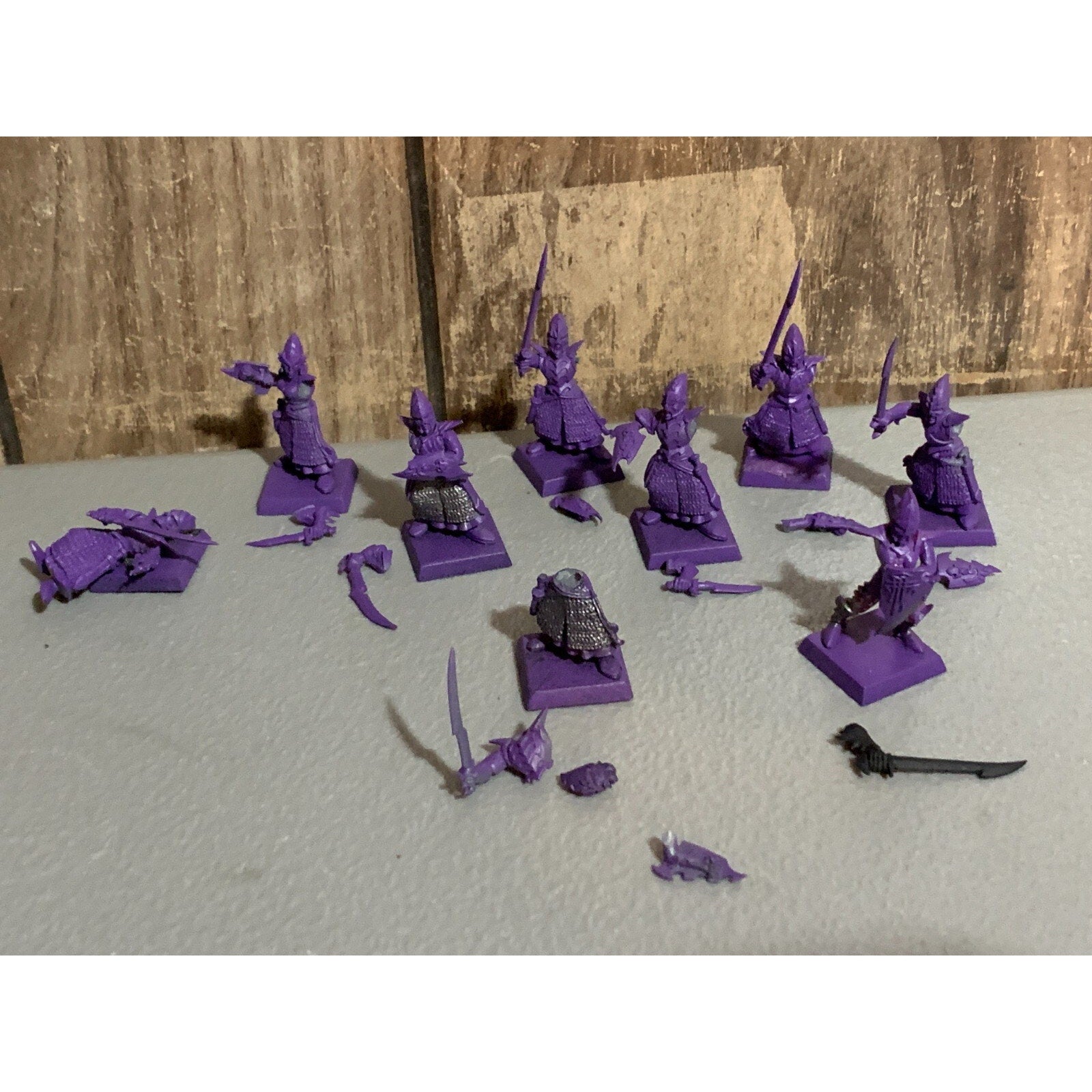 A16907 WARHAMMER AOS FANTASY DARK ELVES WARRIORS 9 PACK GW GAMES WORKSHOP