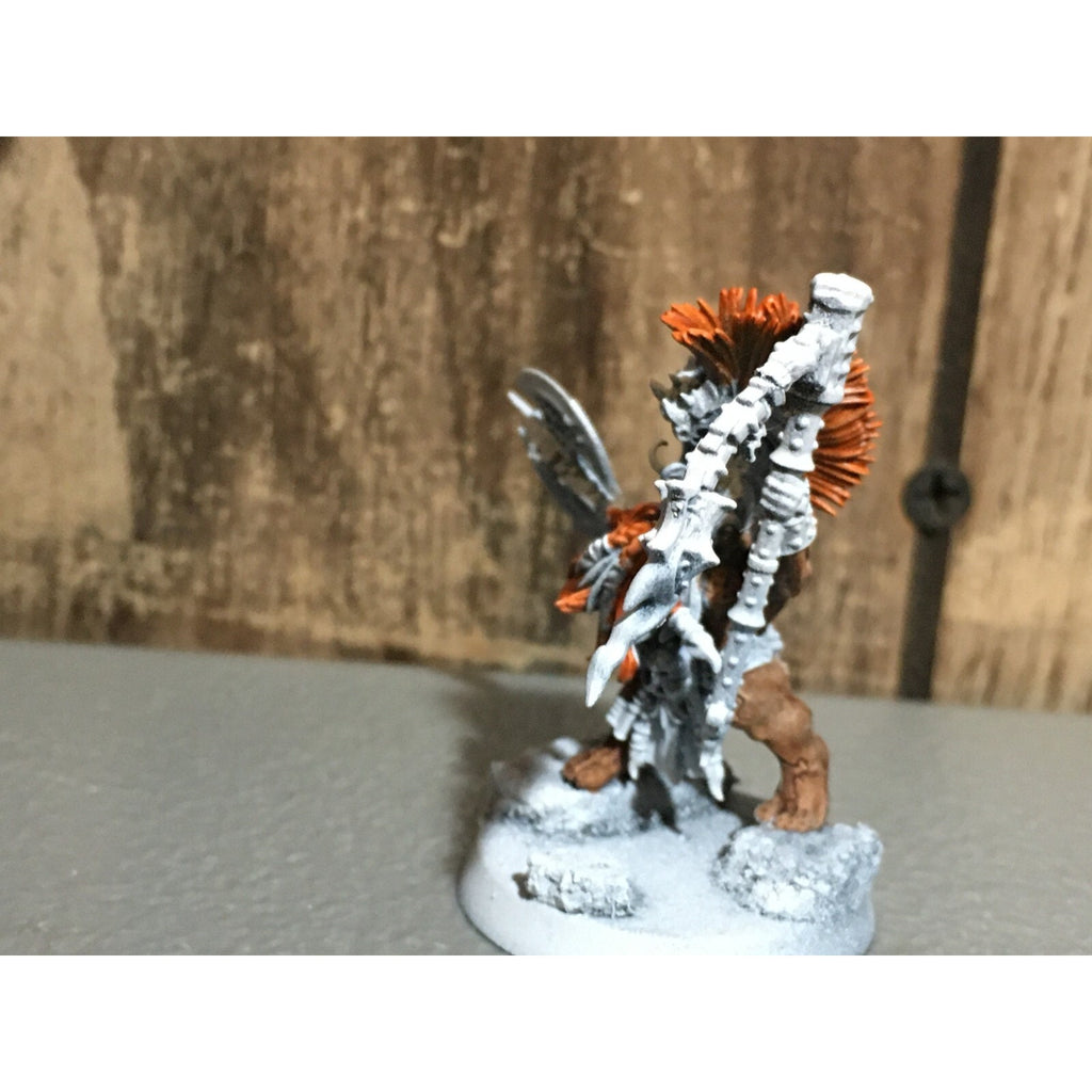 A20168 WARHAMMER FANTASY AOS FYRESLAYERS BATTLESMITH PRIMED CUSTOM NO BANNER