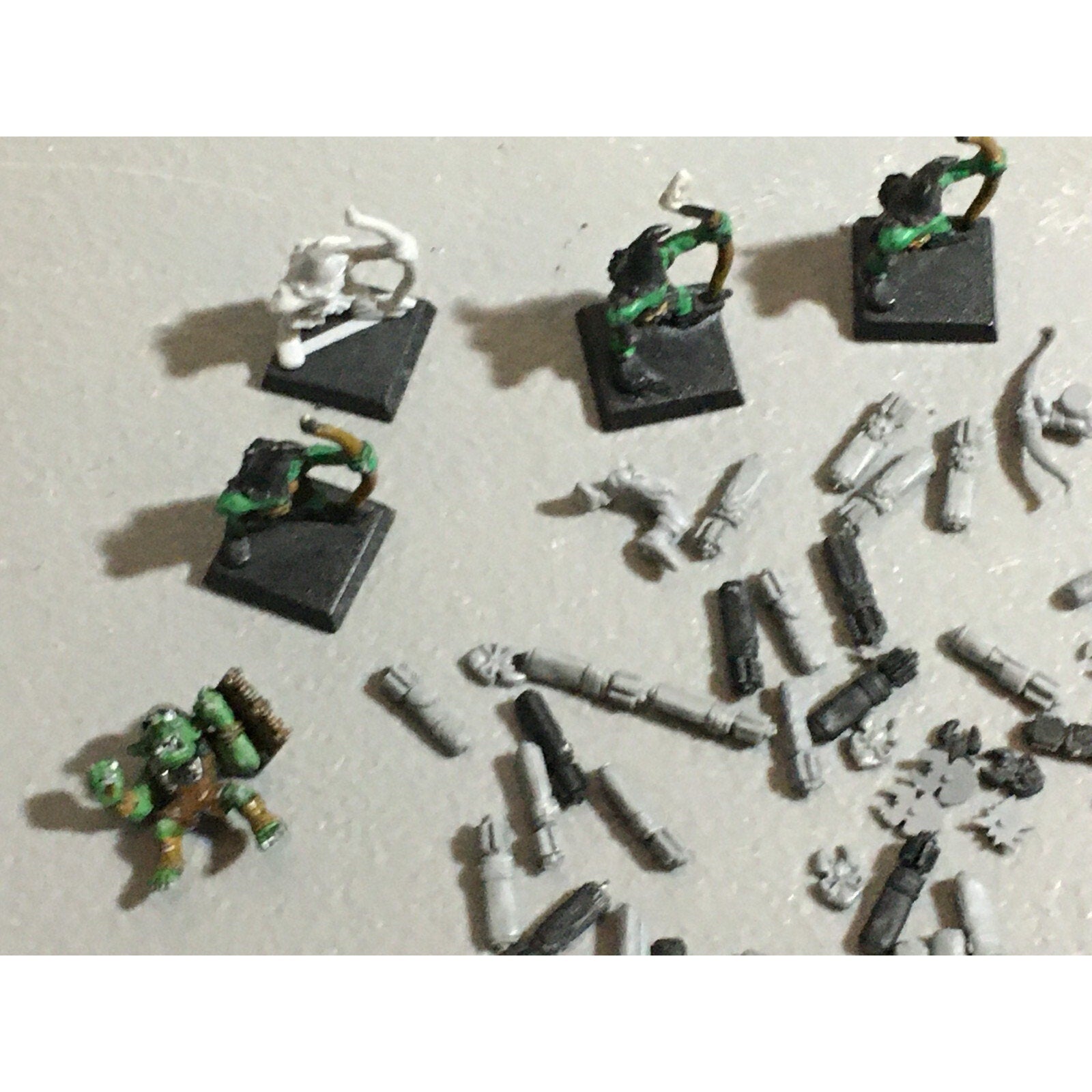 A22311 WARHAMMER FANTASY ORCS & GOBLINS BITS LOT GOBLIN ARCHER GAMES WORKSHOP GW