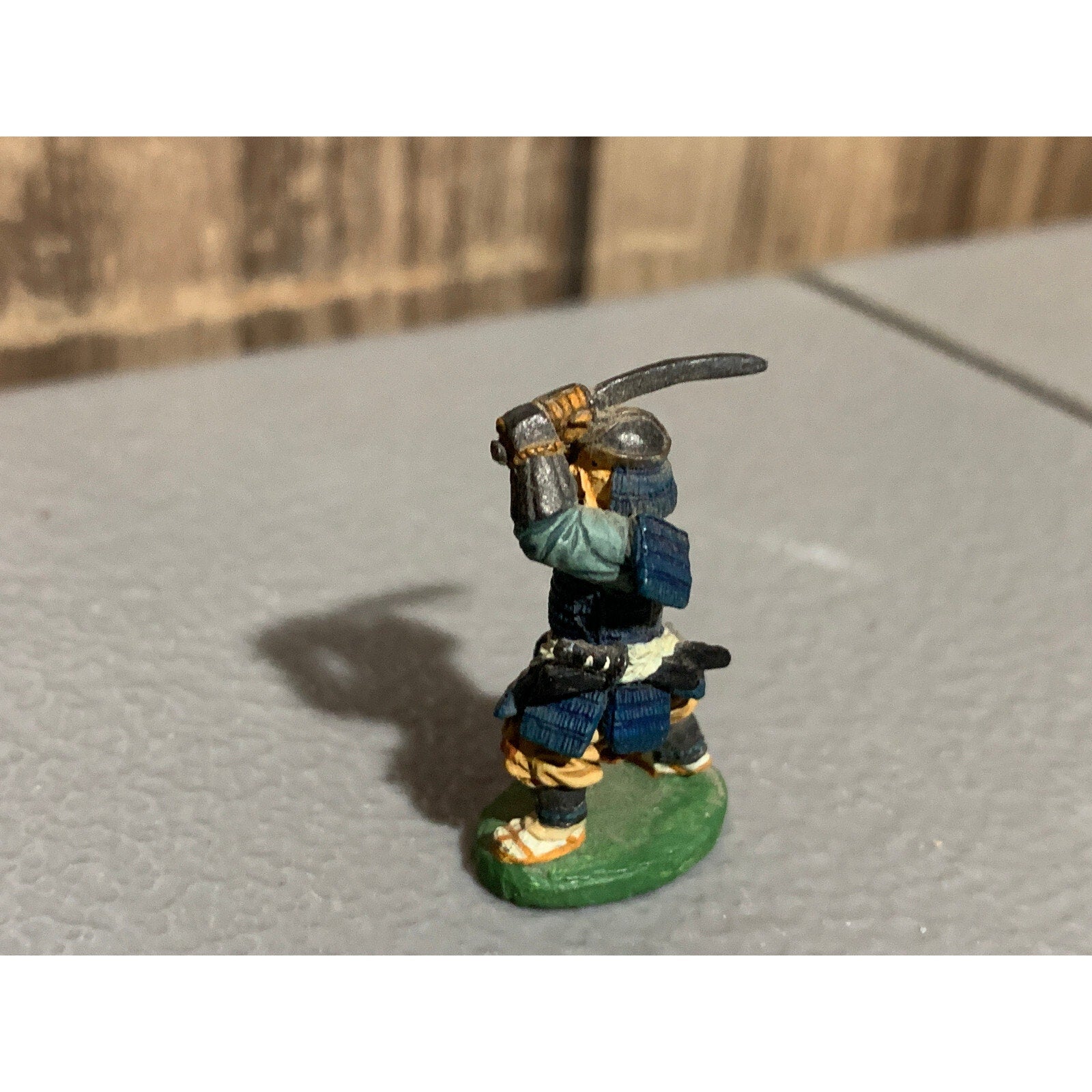 A10007 RAL PARTHA METAL OOP SAMURAI W SWORD OVERHEAD PAINTED