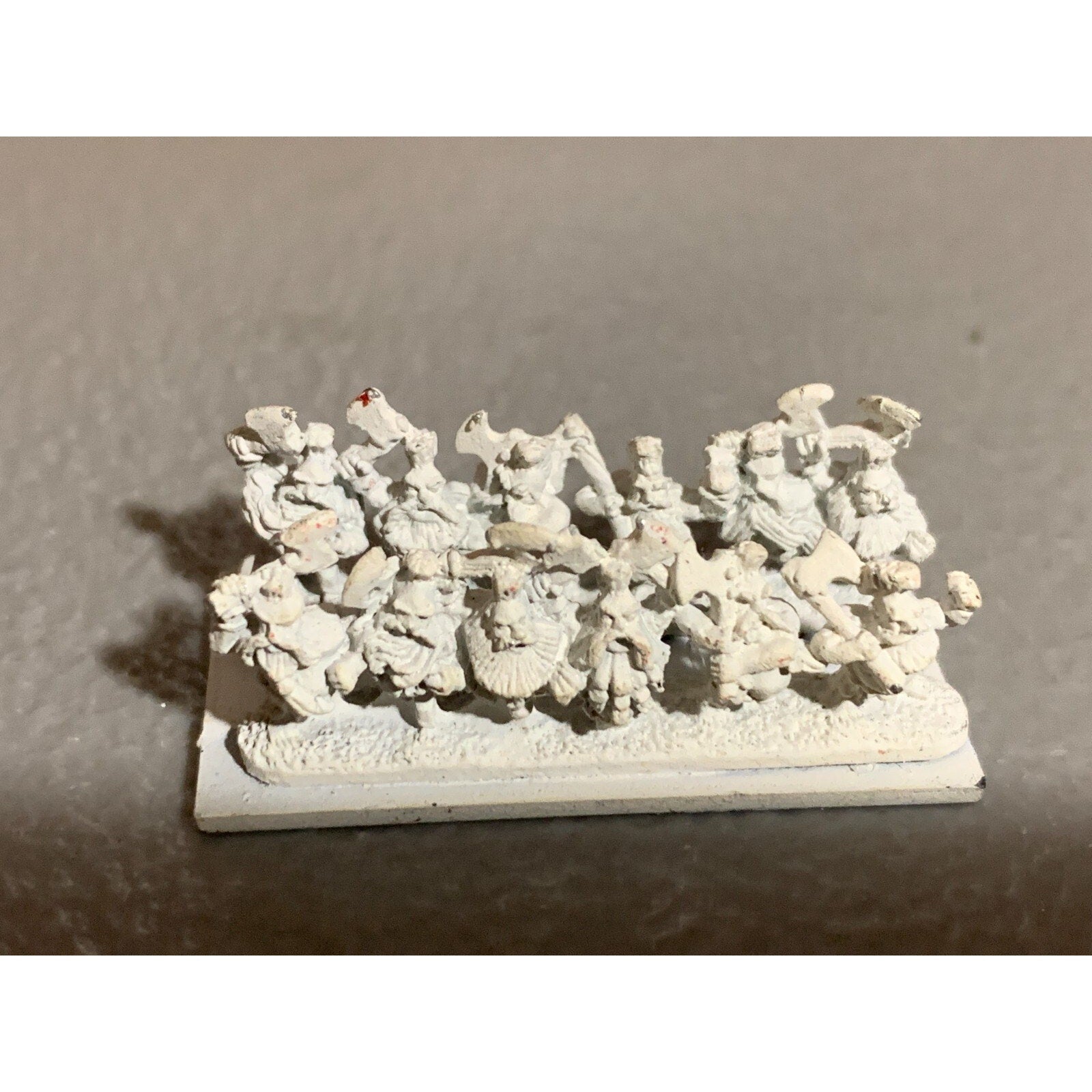A16658 WARMASTER WARHAMMER DWARF TROLLSLAYERS 6 STANDS METAL GAMES WORKSHOP