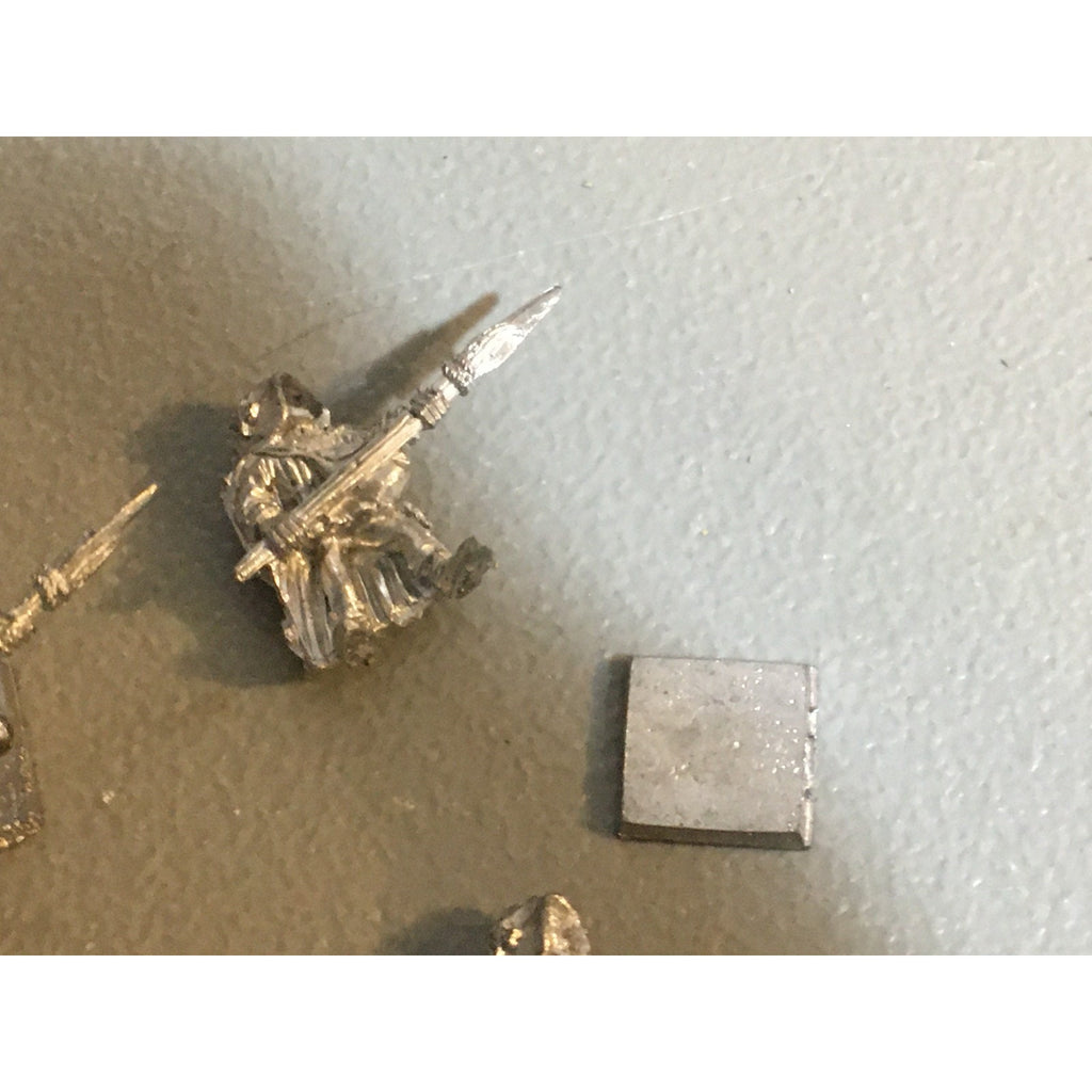 A24879 UNKNOWN METAL MINIATURES TABLETOP WARGAMES 8 PK HUMAN SPEARMEN