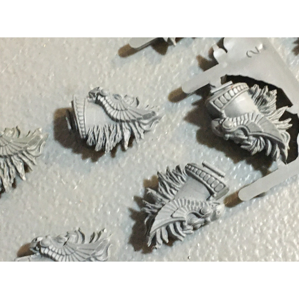 A24512 WARHAMMER FANTASY HIGH ELVES HORSE HEADS BITS LOT 7 PK GAMES WORKSHOP GW