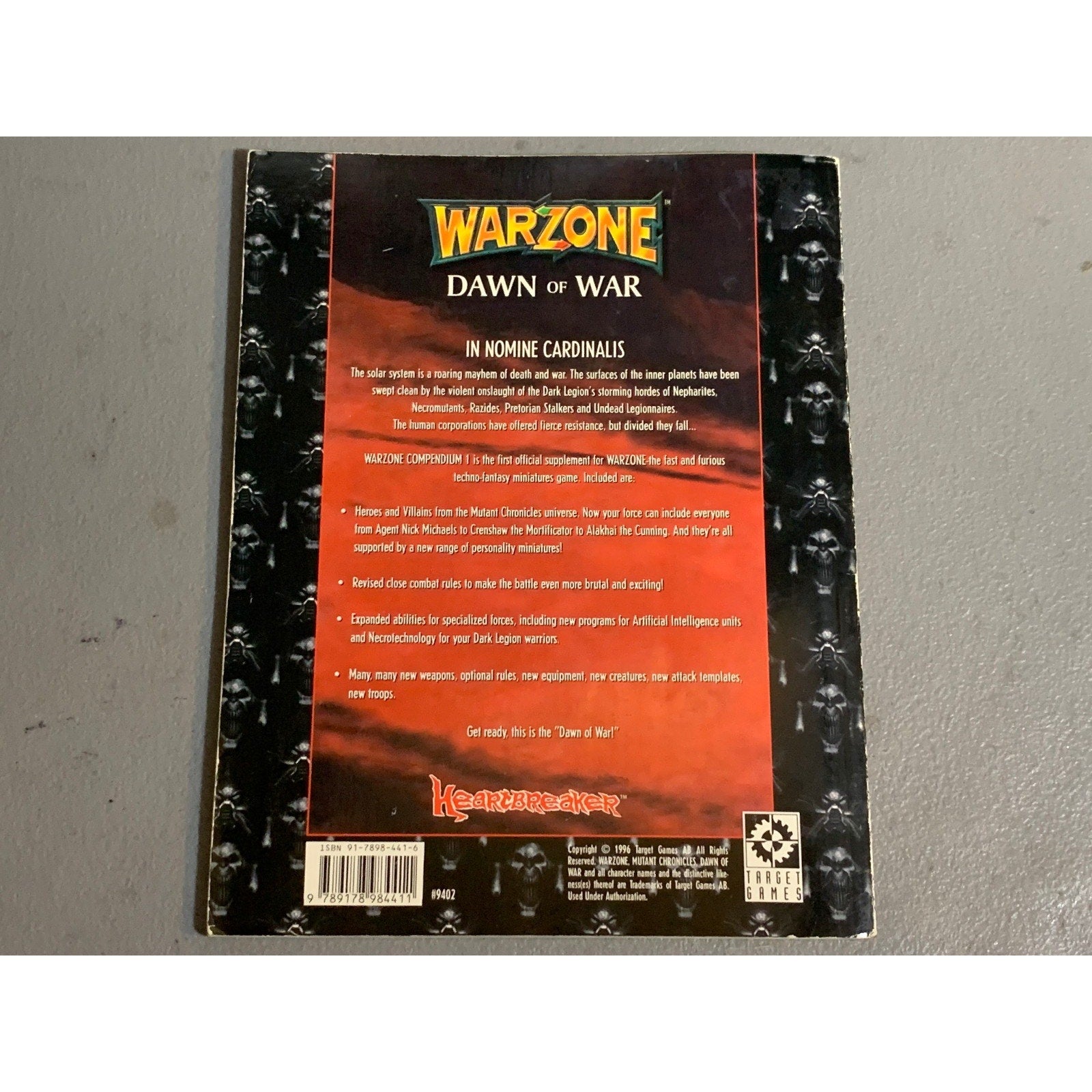 A31651 WARZONE MUTANT CHRON HHG ARMY BOOK PLAYED COMPENDIUM VOL. 1 DAWN OF WAR