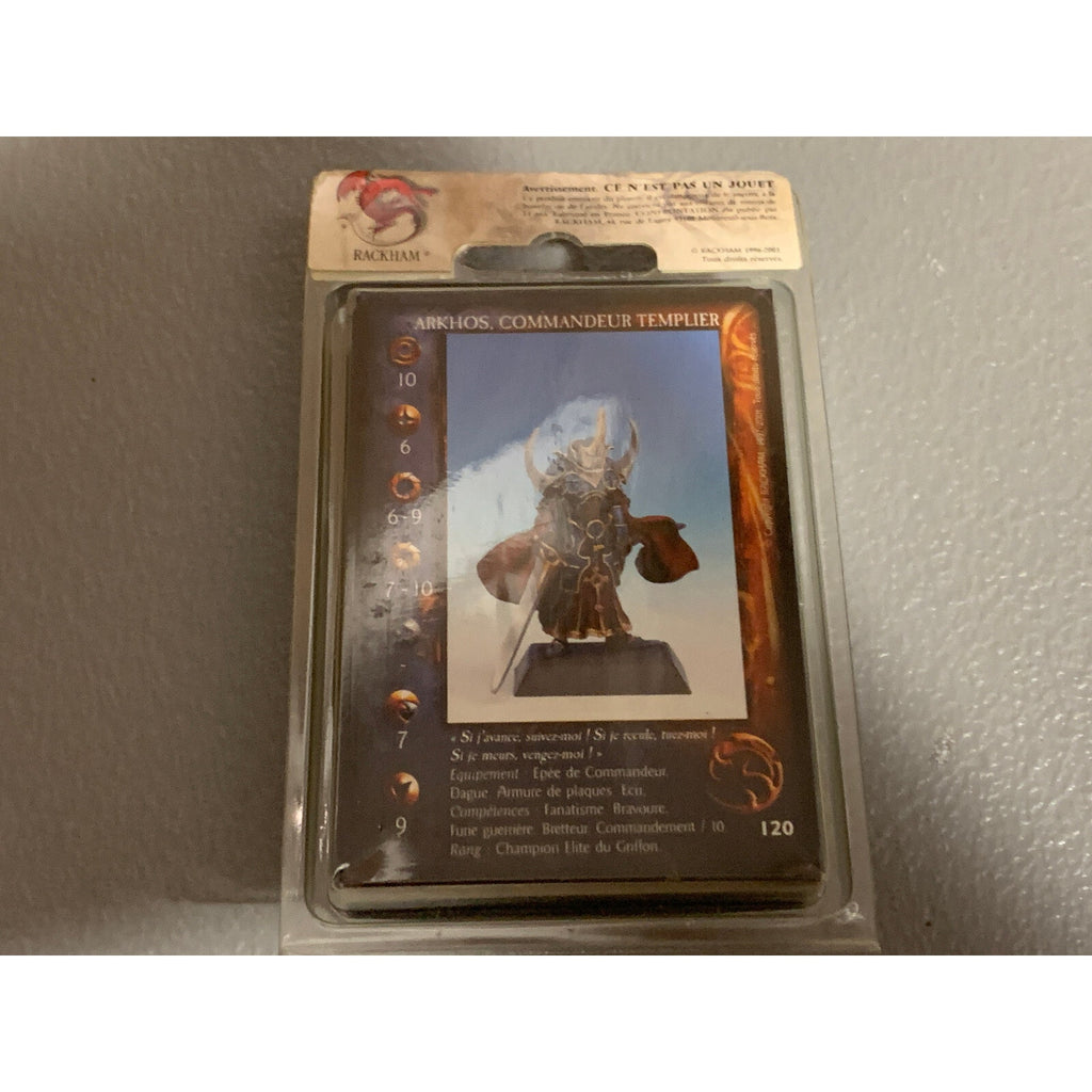 A10441 RACKHAM CONFRONTATION METAL OOP NIB ARKHOS TEMPLAR COMMANDER NEW SEALED