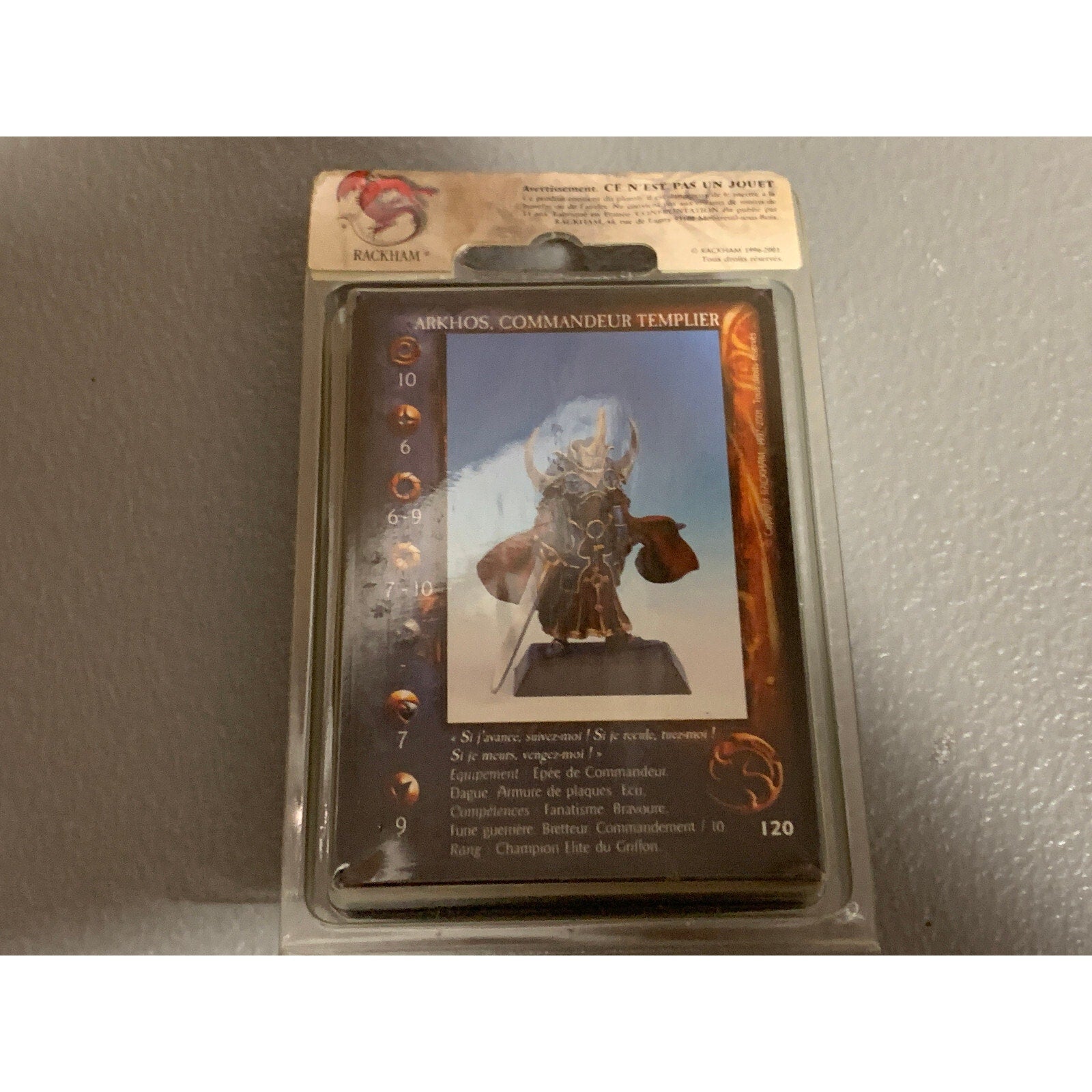 A10441 RACKHAM CONFRONTATION METAL OOP NIB ARKHOS TEMPLAR COMMANDER NEW SEALED