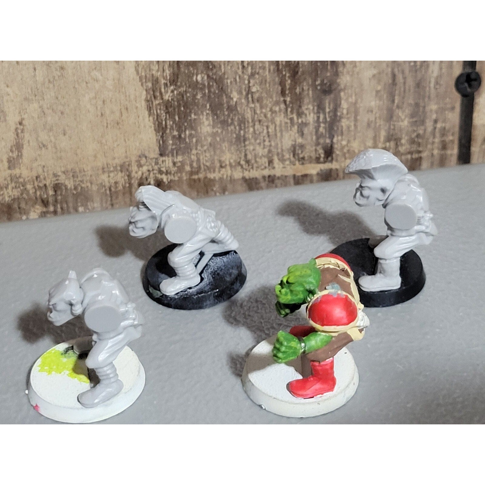 A19455 WARHAMMER 40K OOP CITADEL SPACE ORKS BOYZ INCOMPLETE 4 PK PLASTIC