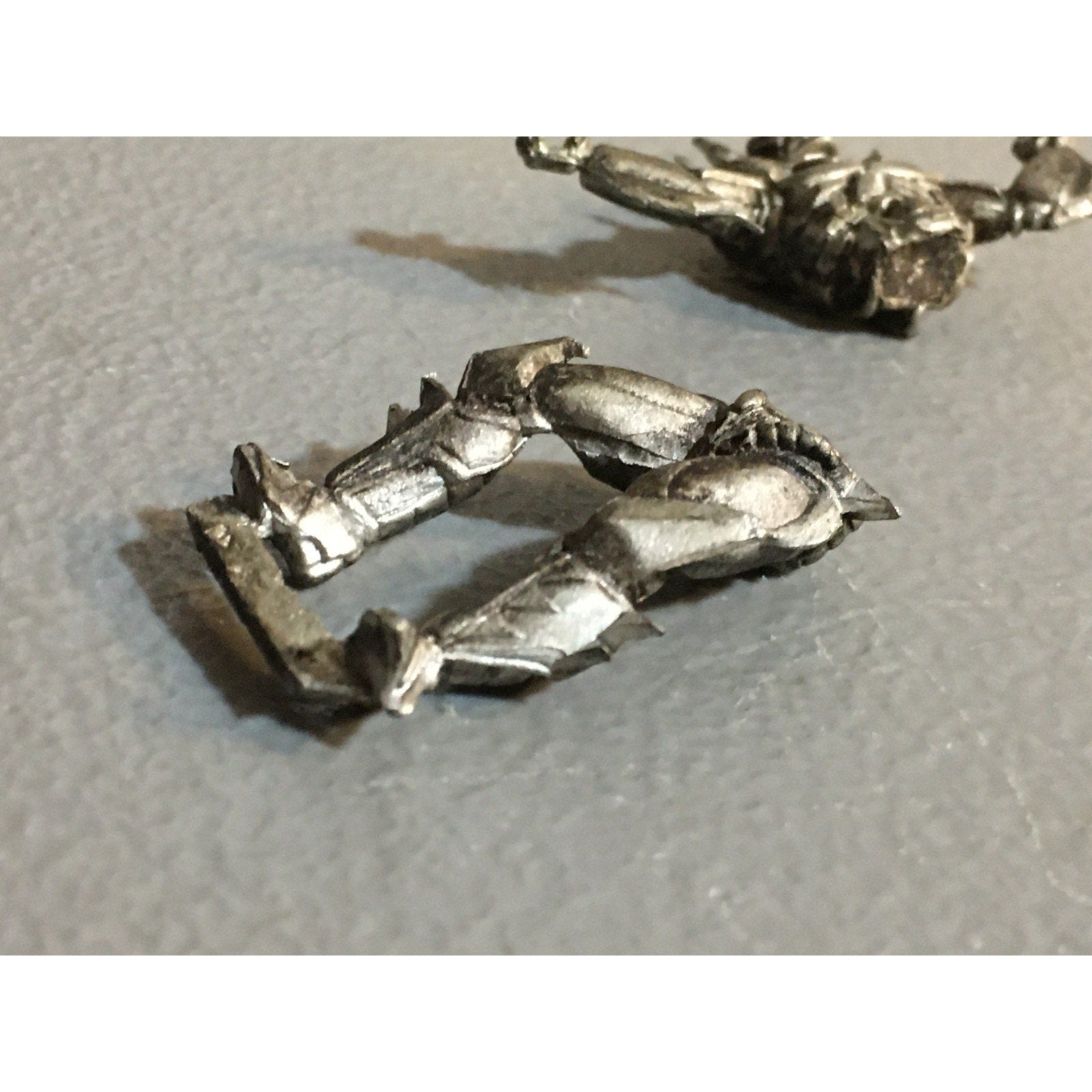 4A24882 UNKNOWN METAL MINIATURES BIG WARRIOR DEMON SOLDIER KNIGHT